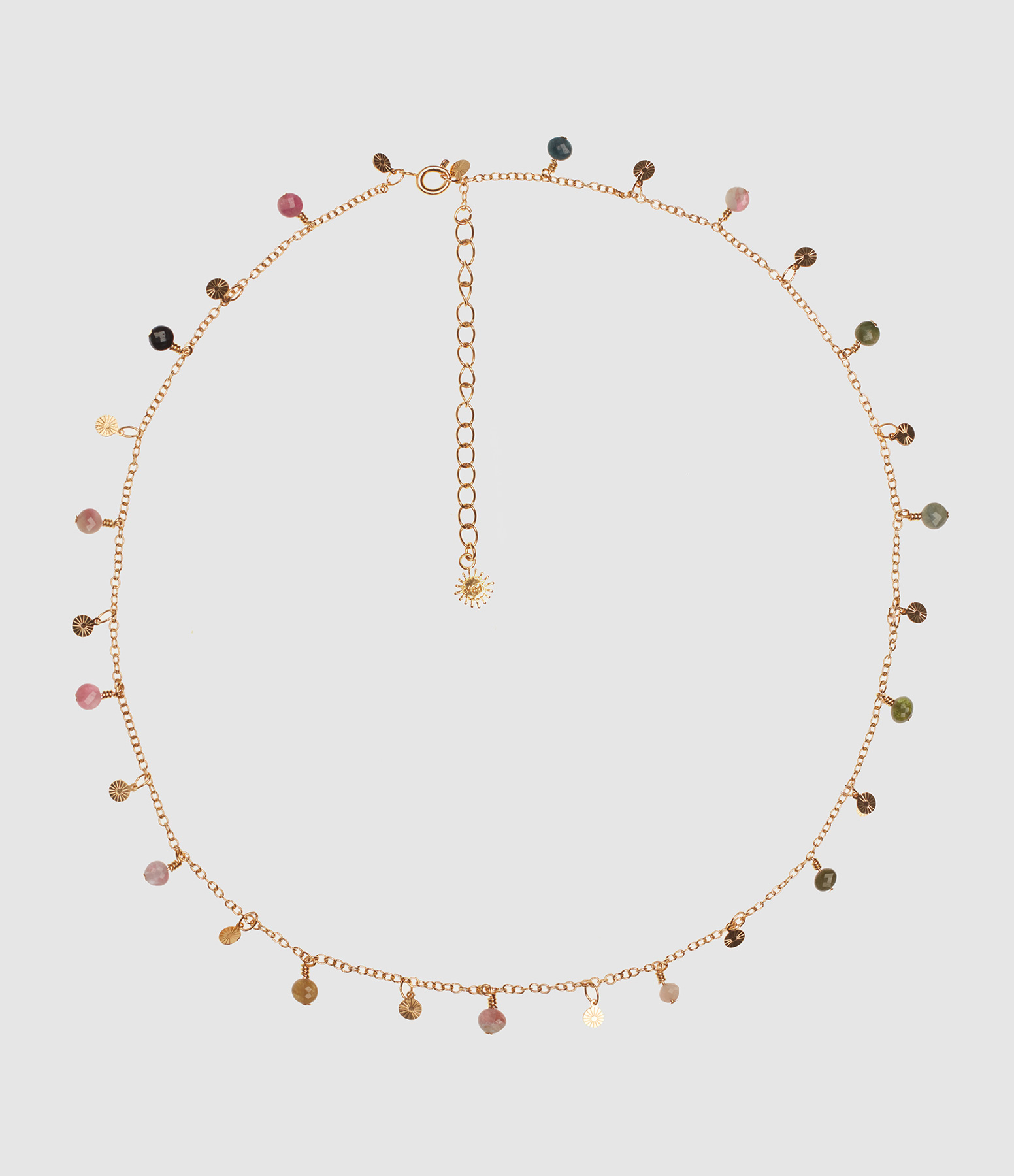 Collier Tourmaline Multicolore