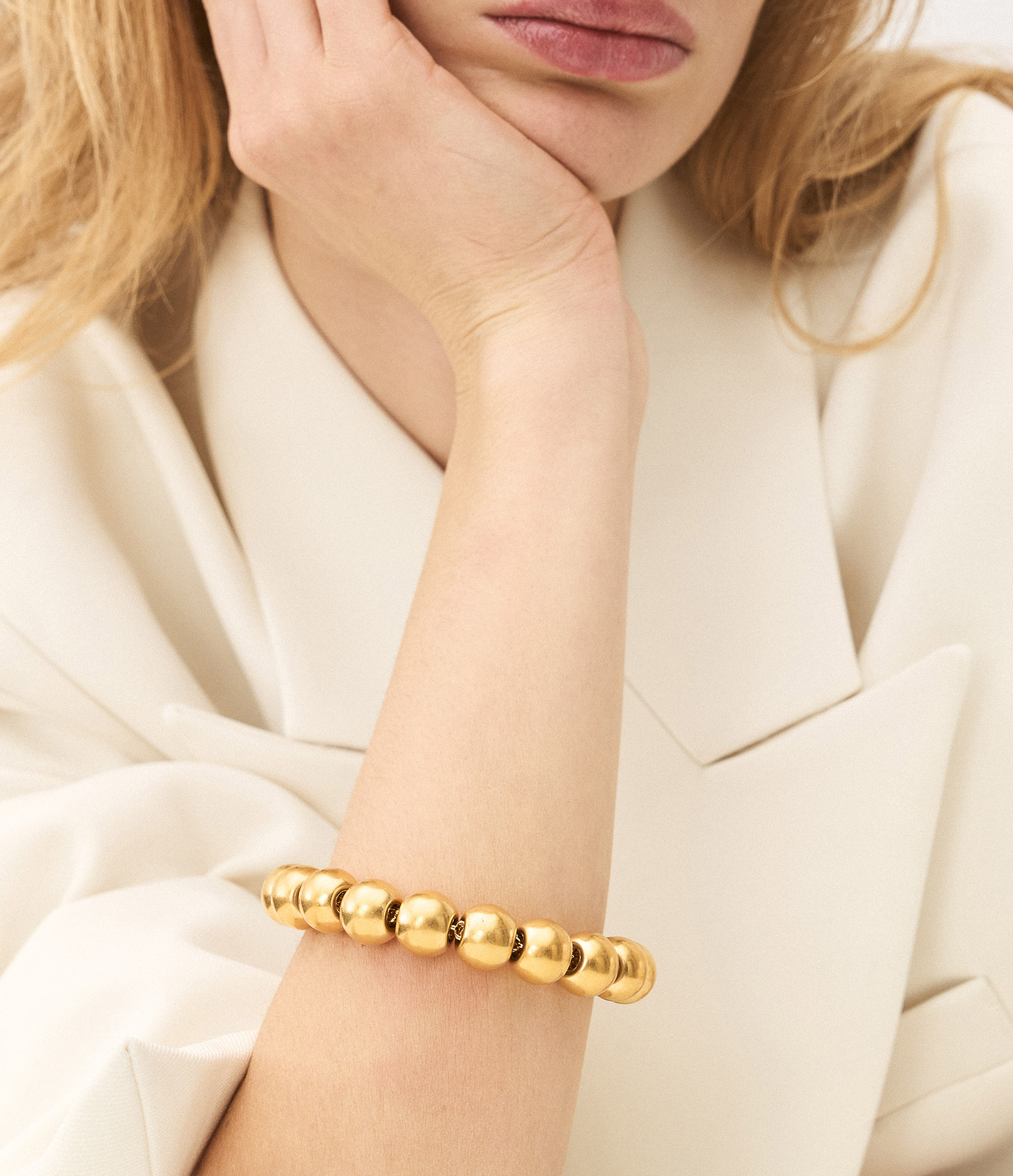 Bracelet Mini Beads Bracelet Gold Vintage