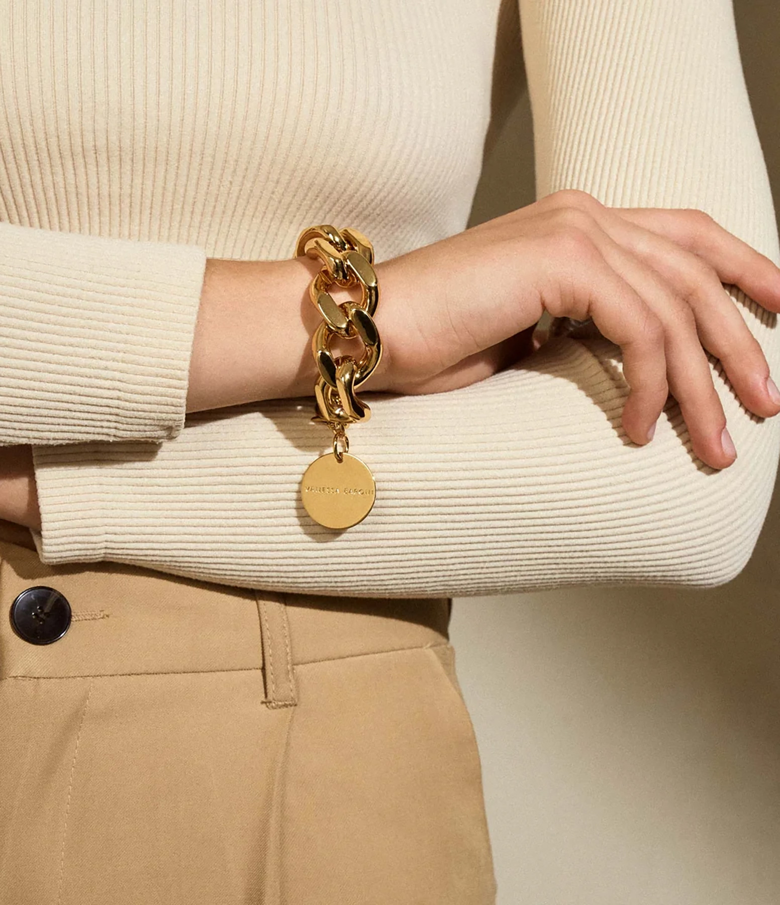 Bracelet Flat Chain Gold