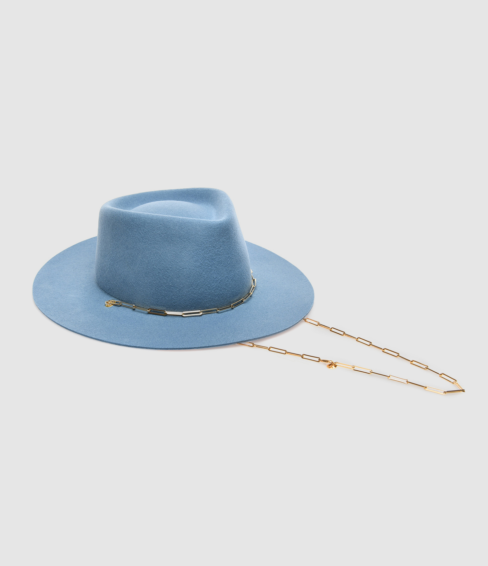 Chapeau Ulysse Chaîne Laine Bleu Jean