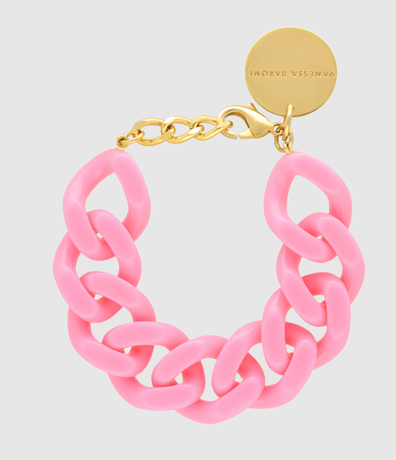 Bracelet Flat Chain Bubble Gum