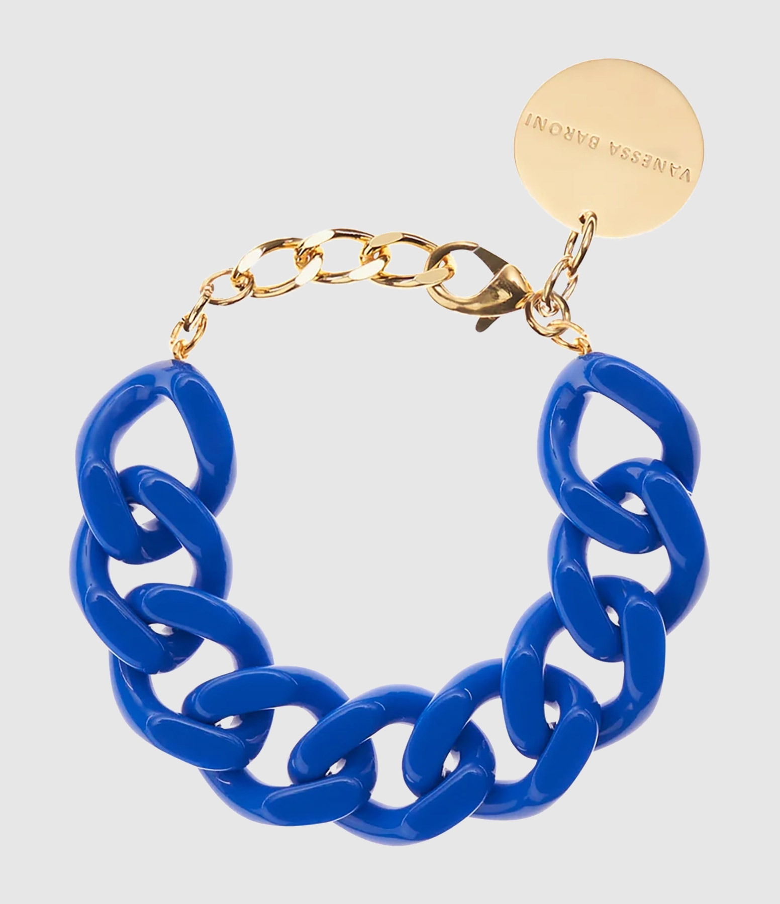 Bracelet Flat Chain Blue