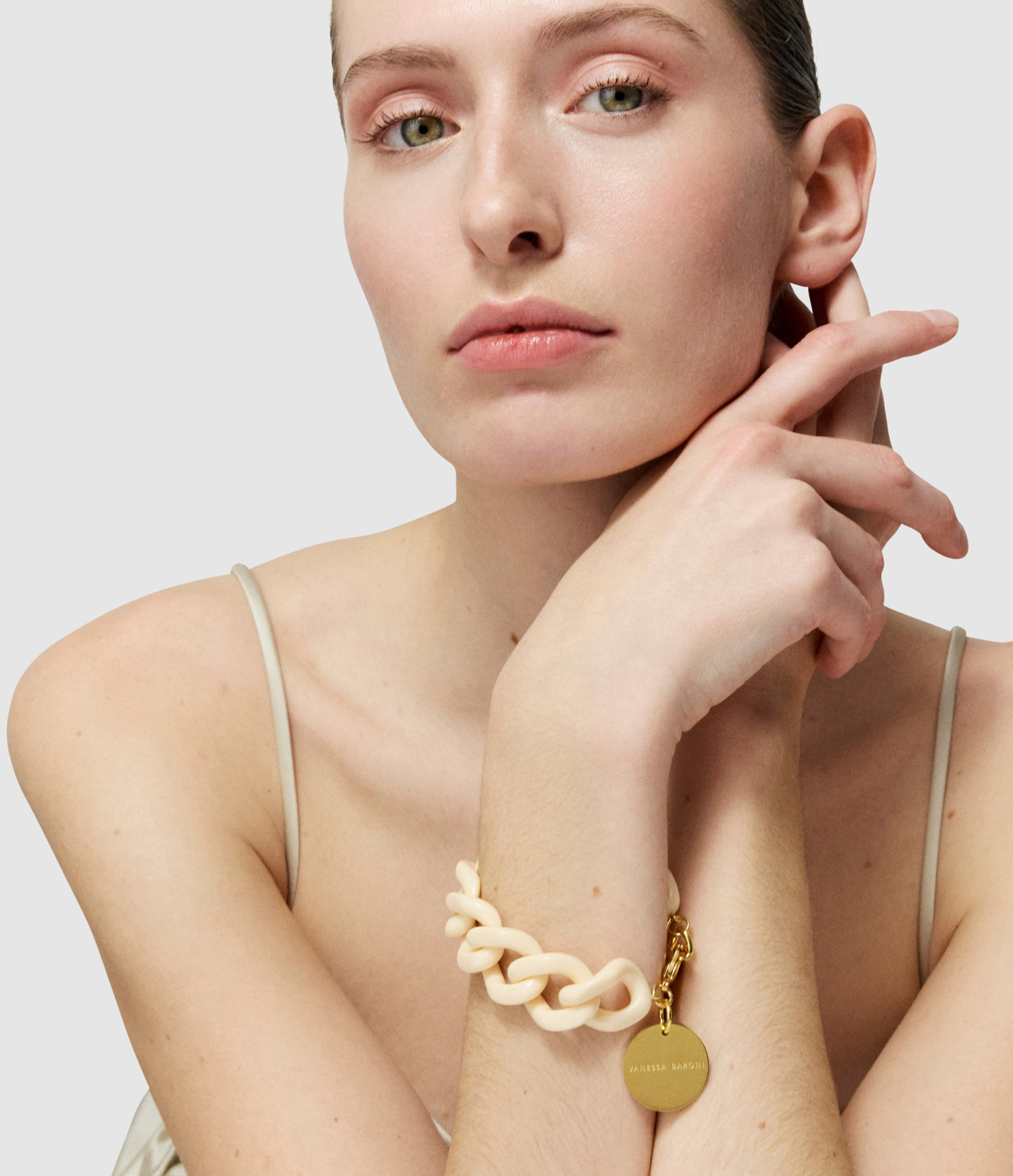 Bracelet Flat Chain Latte