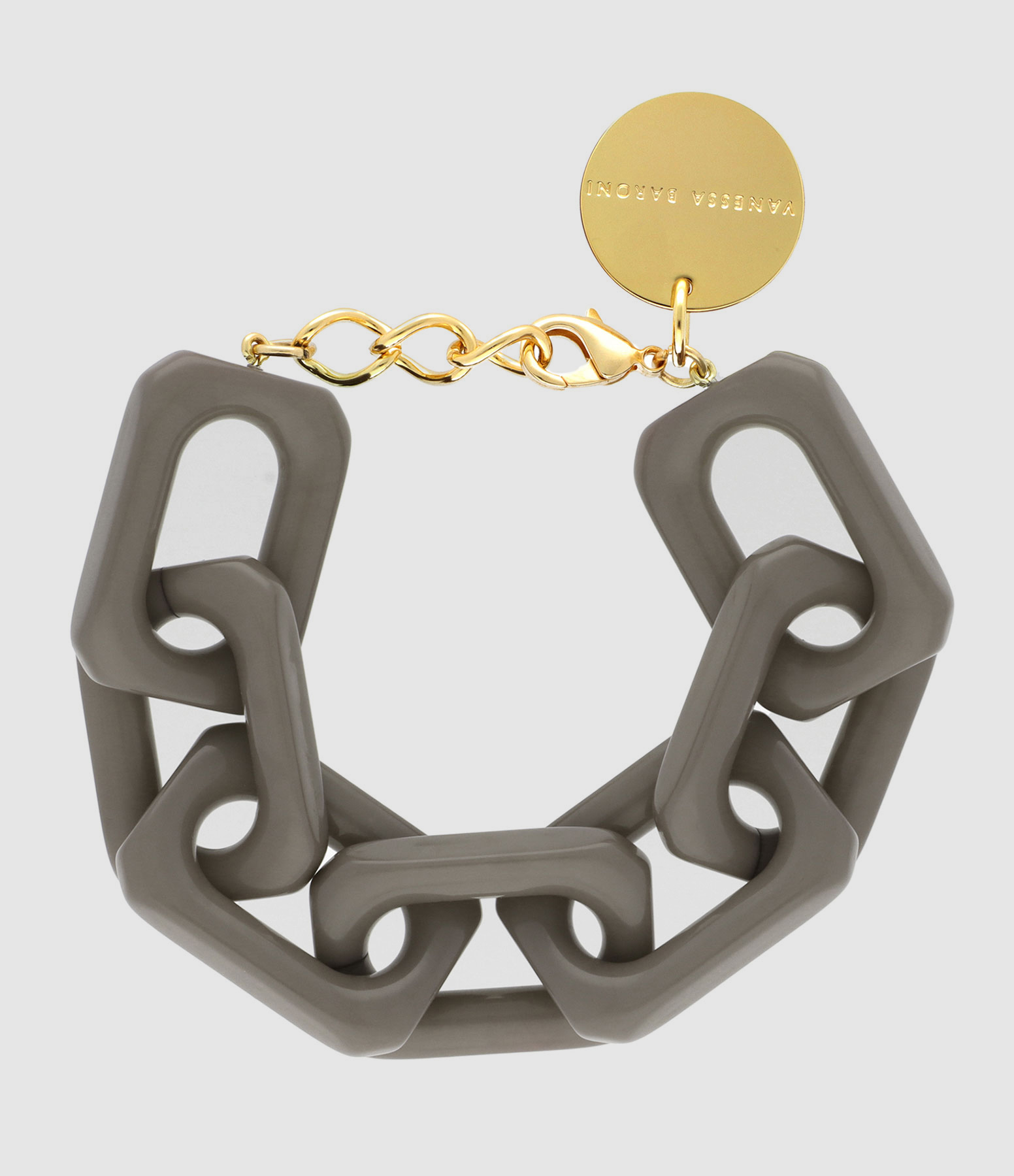 Bracelet Squared Taupe Foncé