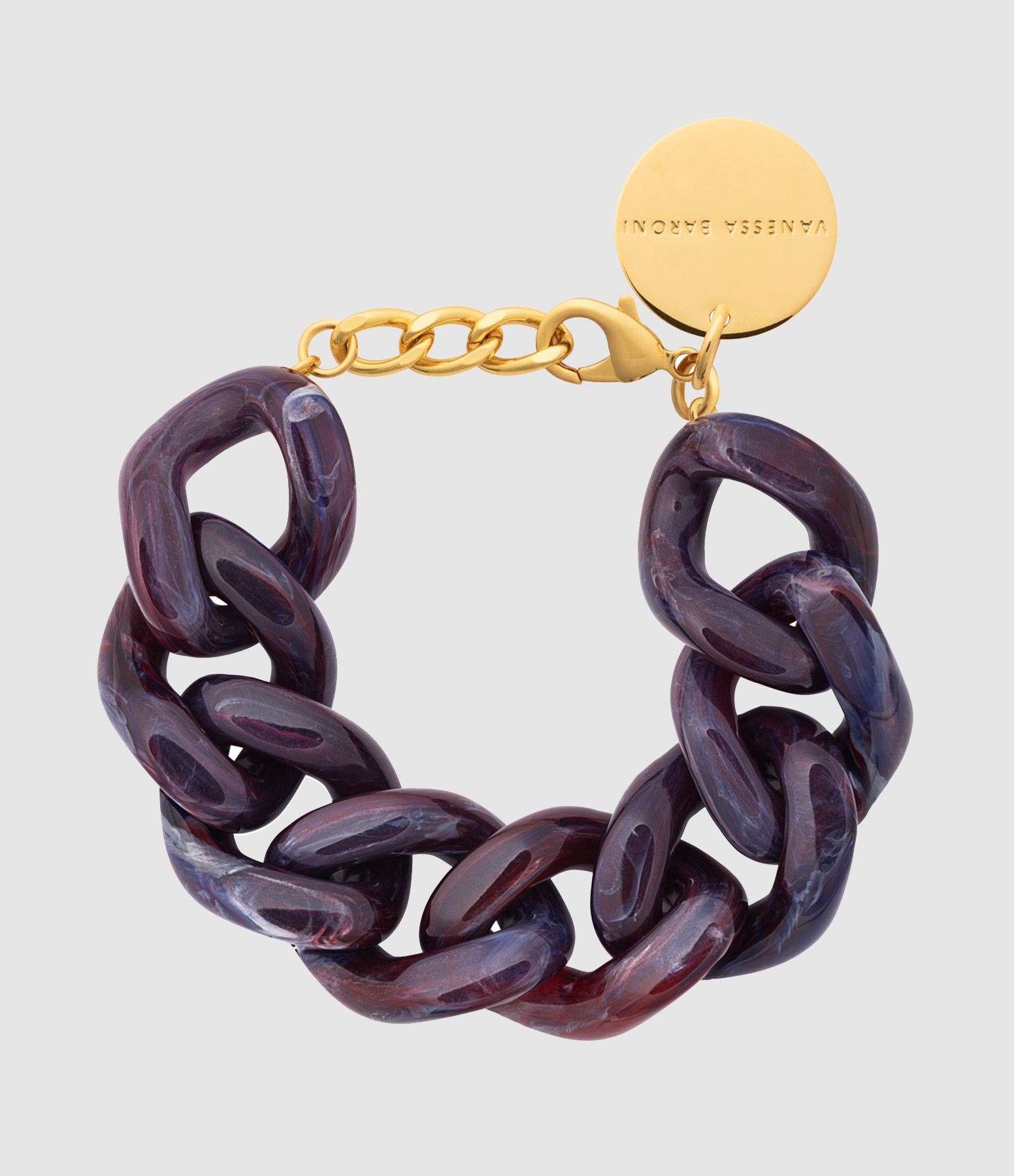 Bracelet Great Aubergine Marble