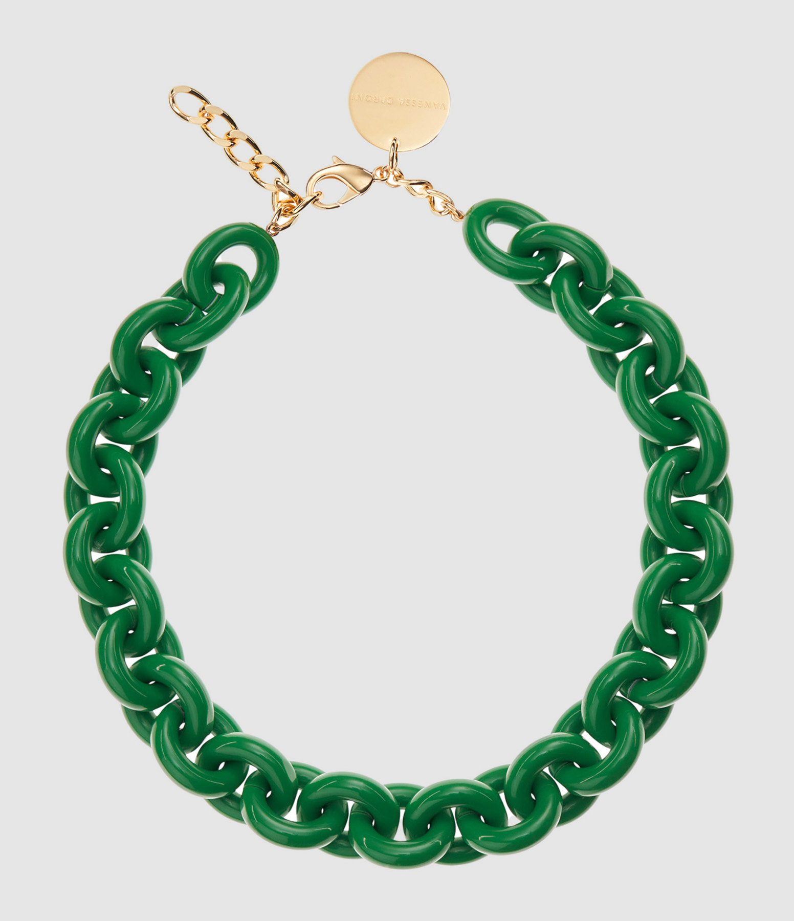 Collier Circle Vert
