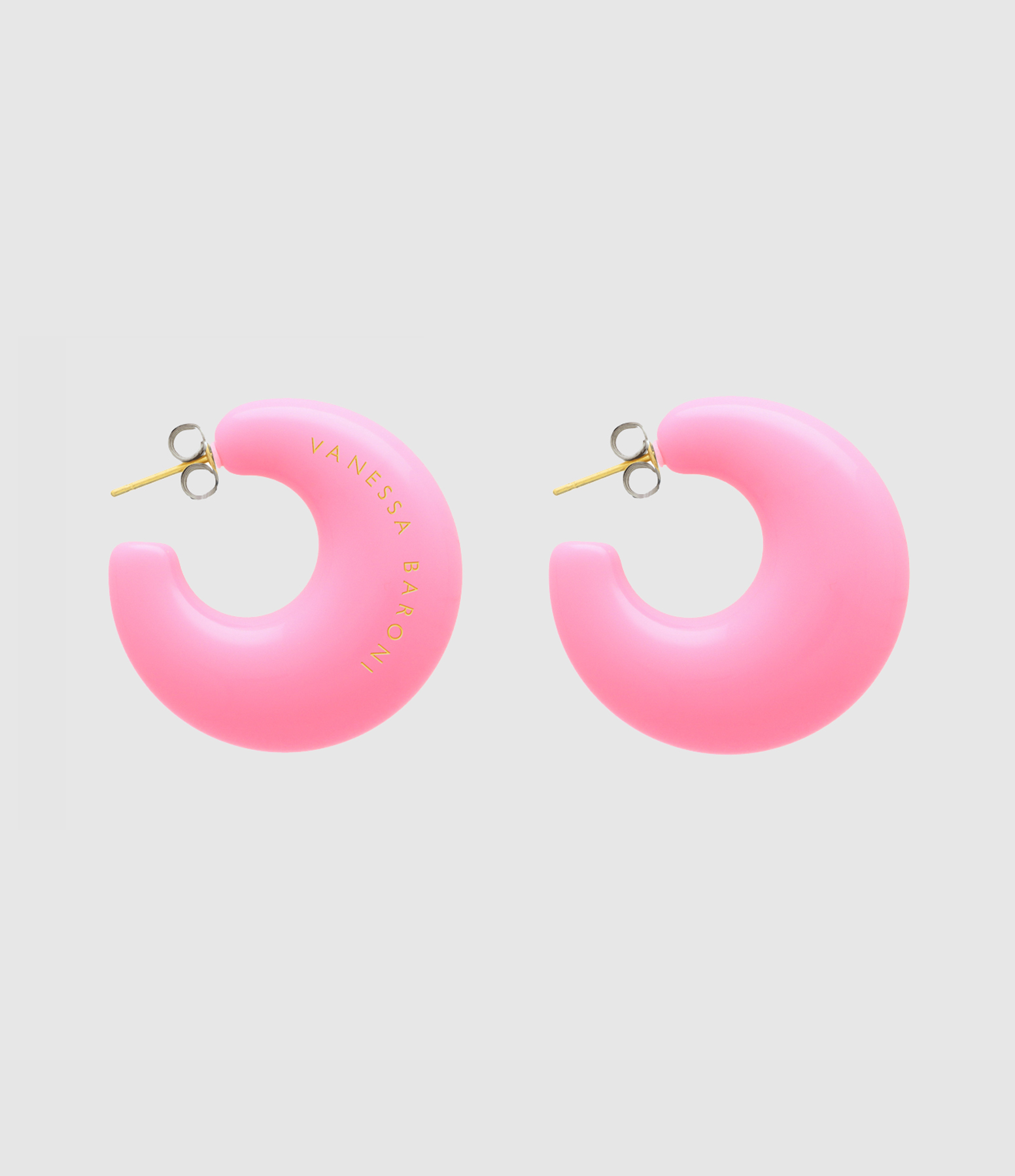 Boucles d'oreilles Moon Bubble Gum