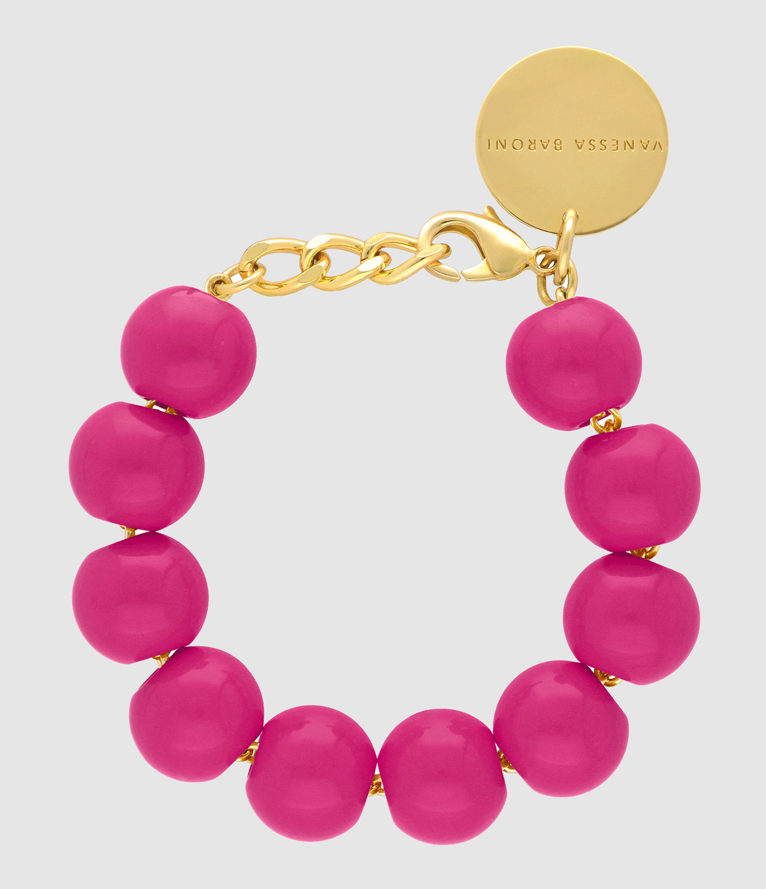 Bracelet Beads Fuchsia