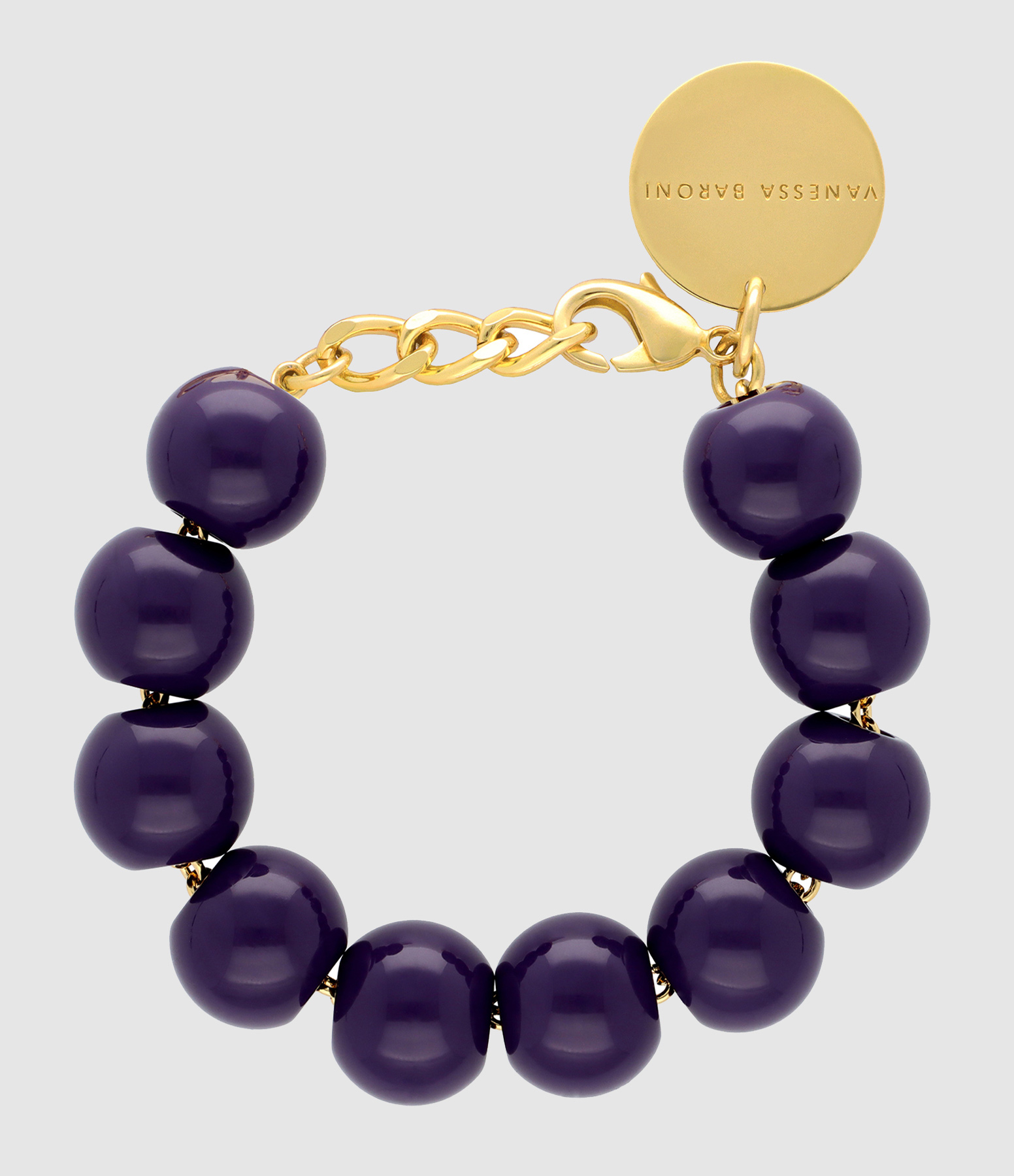 Bracelet Beads Purple