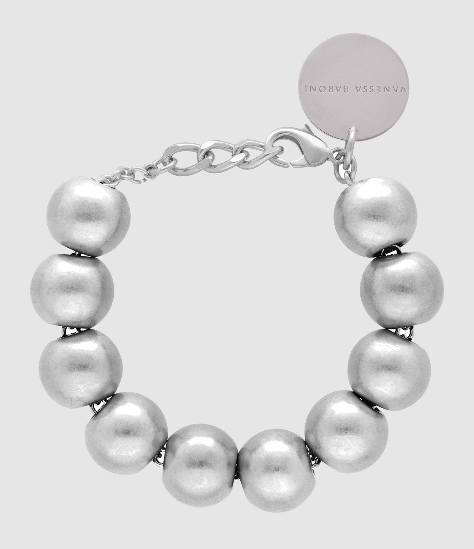 Bracelet Beads Silver Vintage