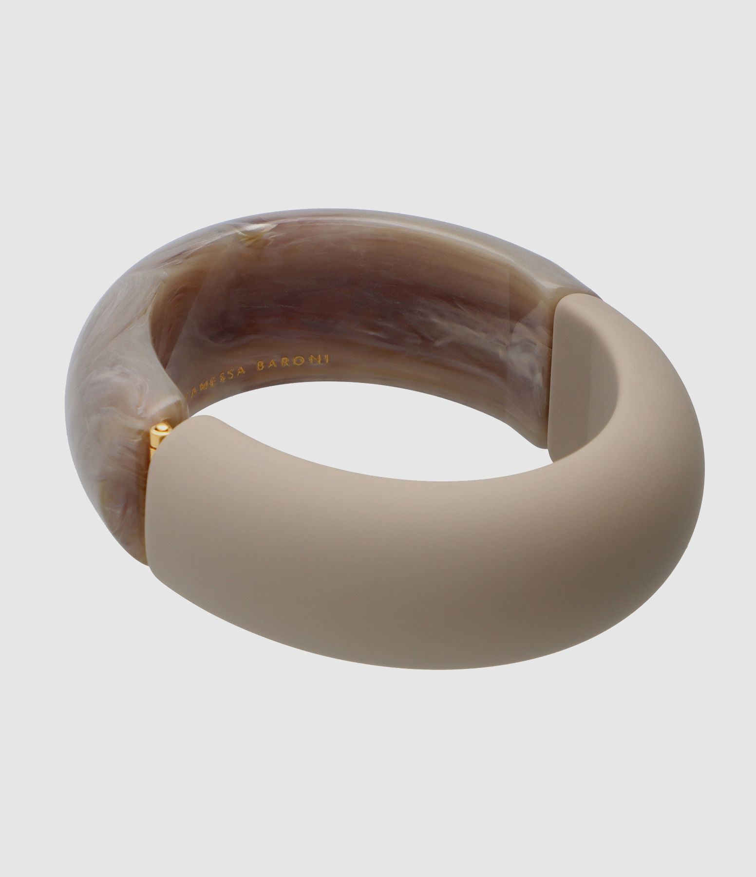 Bracelet 2 Color Greige Marble Matt Light Taupe