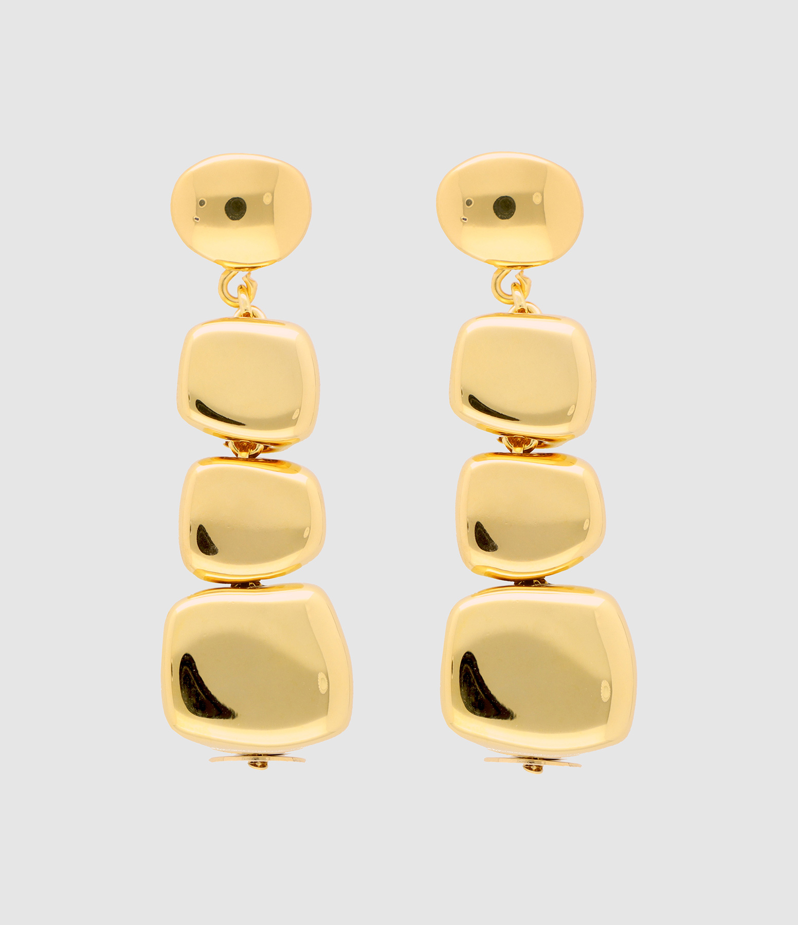 Boucles d'oreilles Organic Shaped Gold
