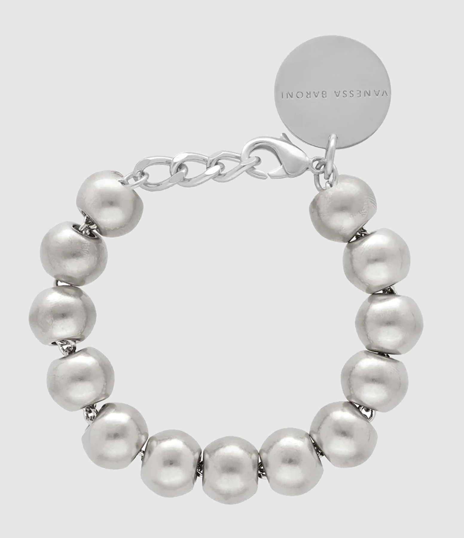 Bracelet Mini Beads Silver Vintage