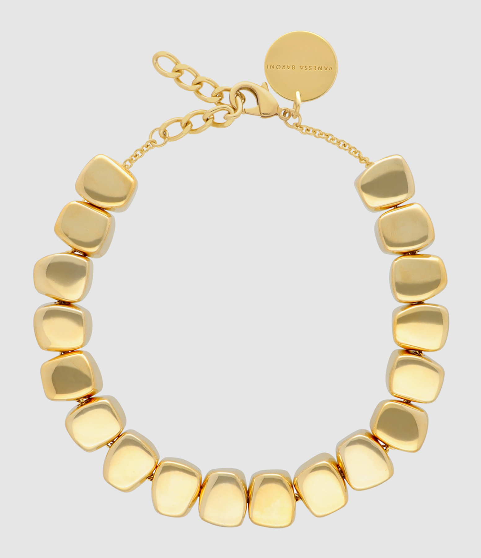 Collier Small Organic Shaped Gold