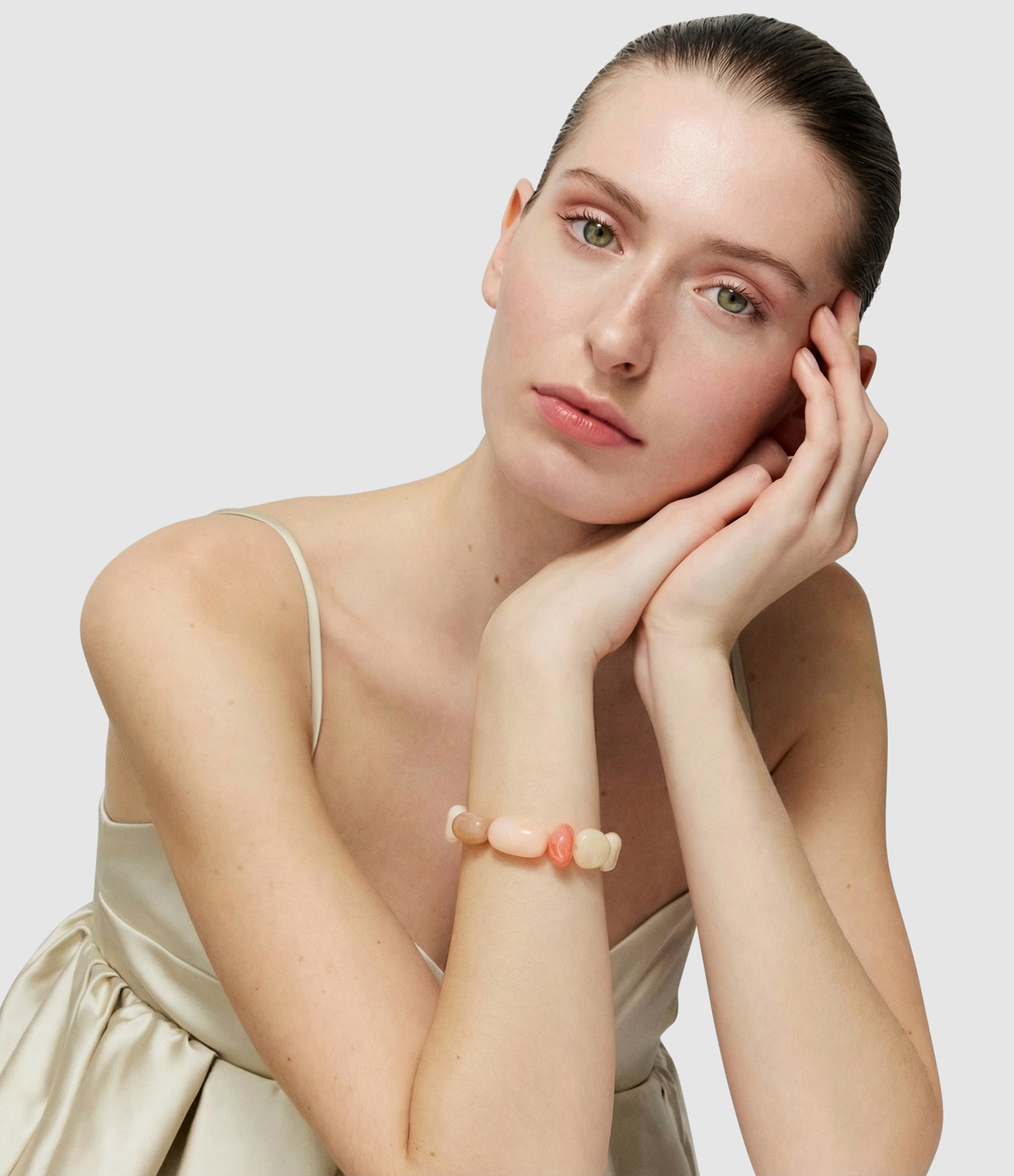 Bracelet Unique Latte Marble