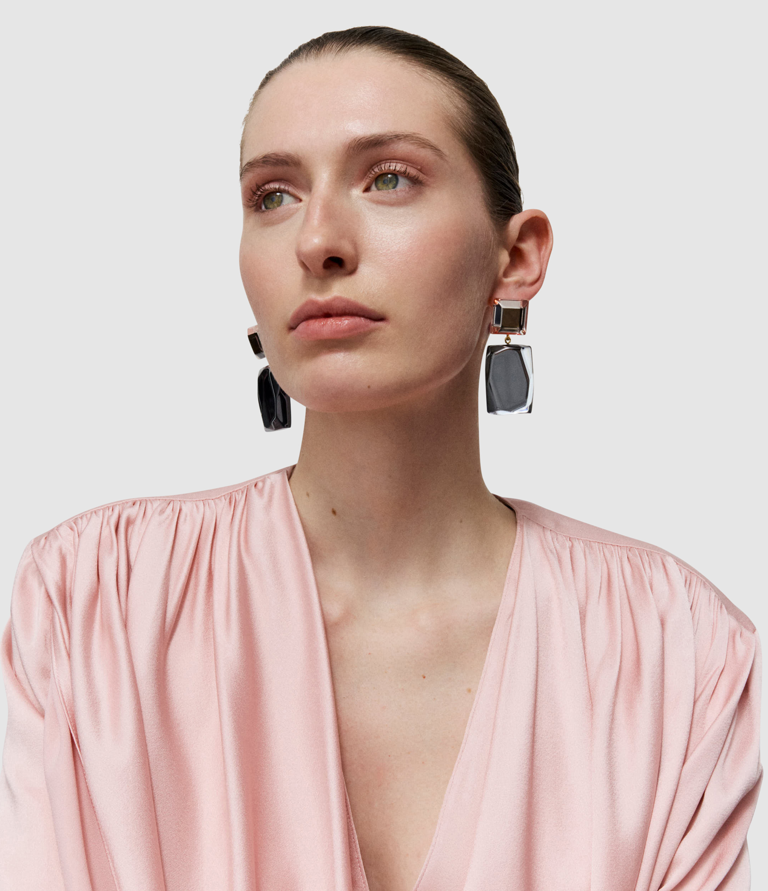 Boucles d'oreilles Galaxy Clear Red