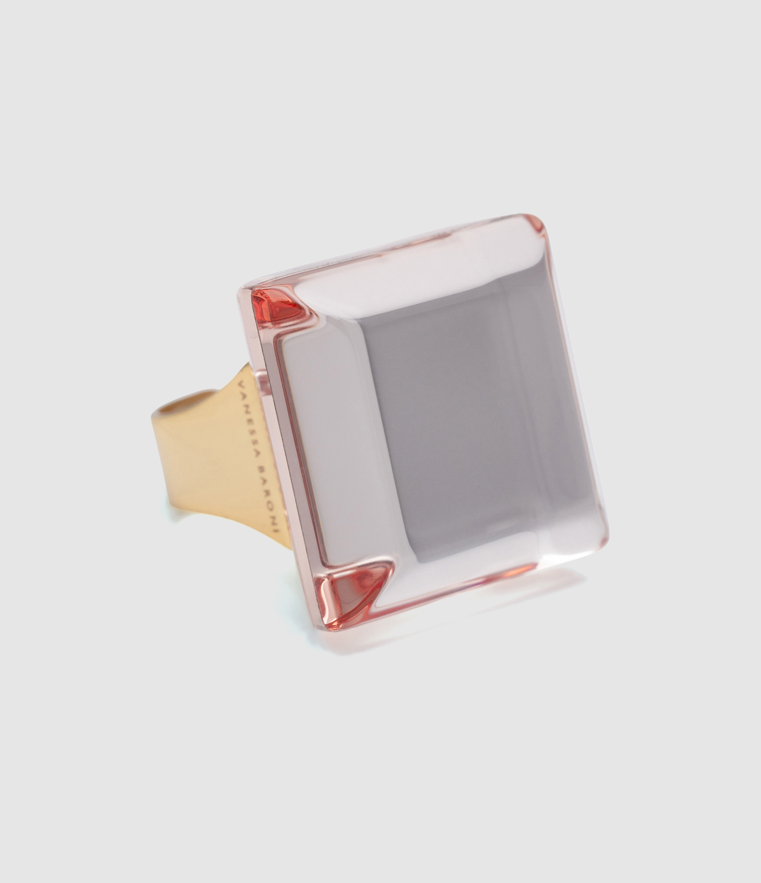 Bague Galaxy Clear Red
