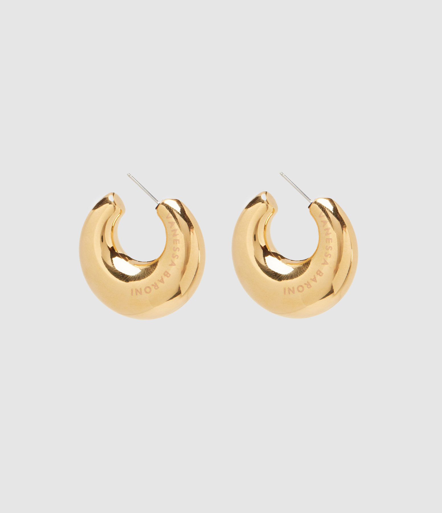 Boucles d'oreilles Moon Doré