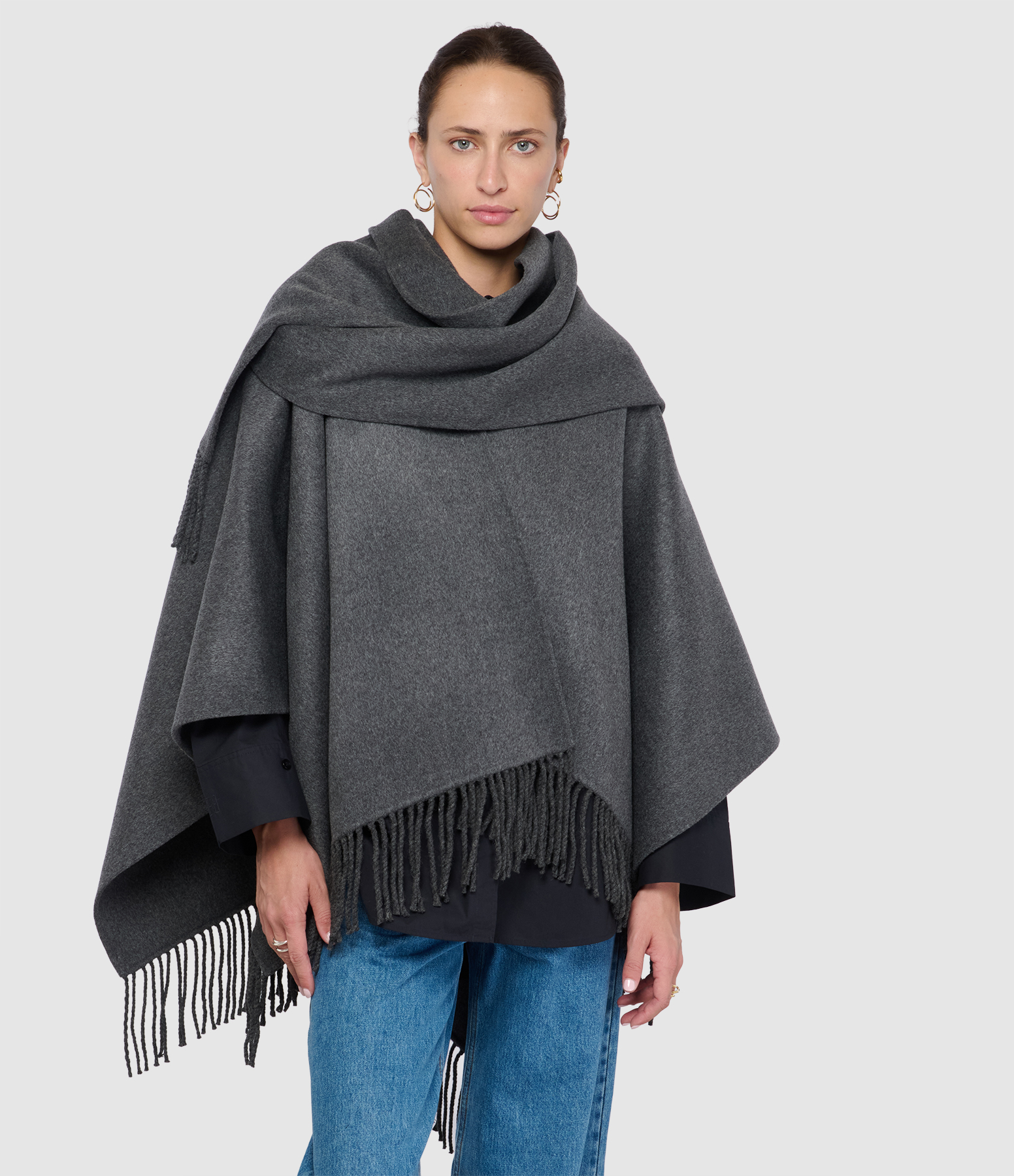 Manteau Hope Anthracite Chine