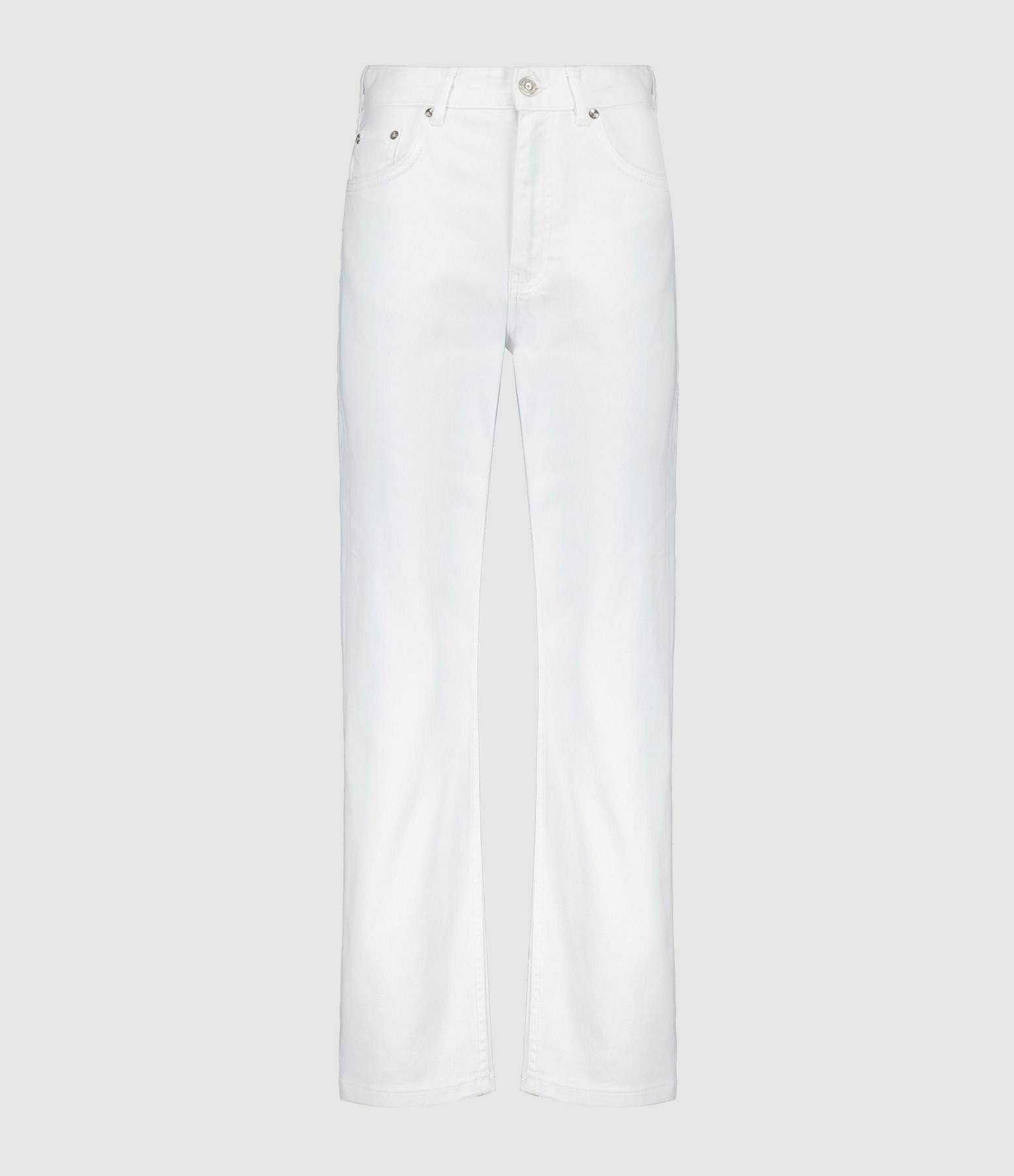 Jean Timael Coton Denim Blanc