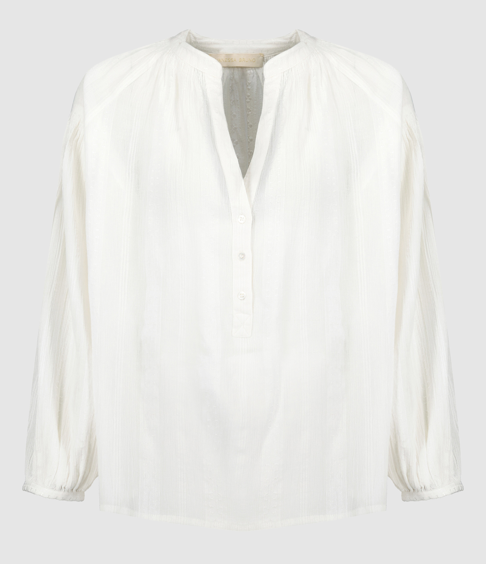 Blouse Col V Nipoa Blanc