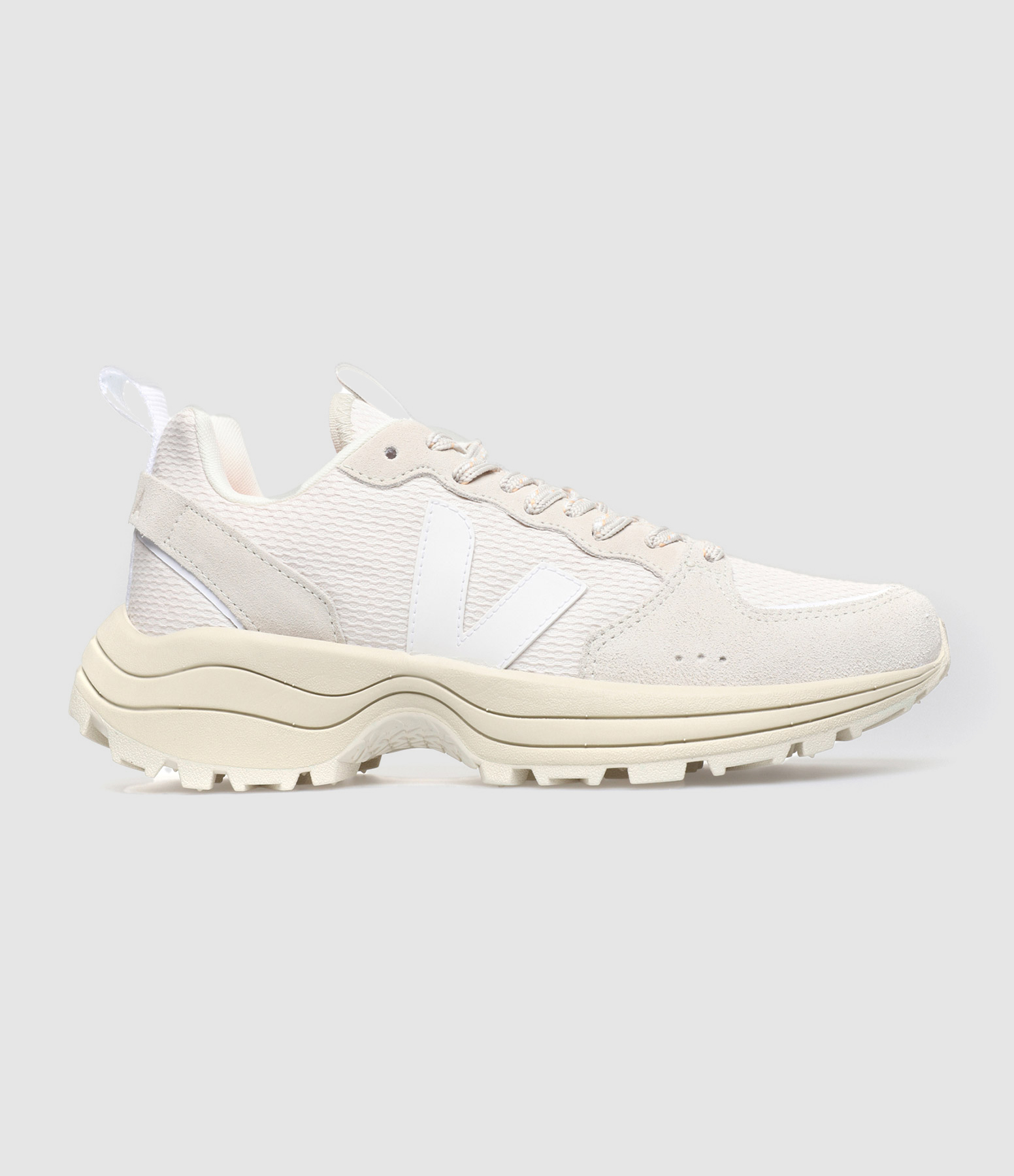 VEJA - Baskets Venturi Hexamesh Gravel Blanc