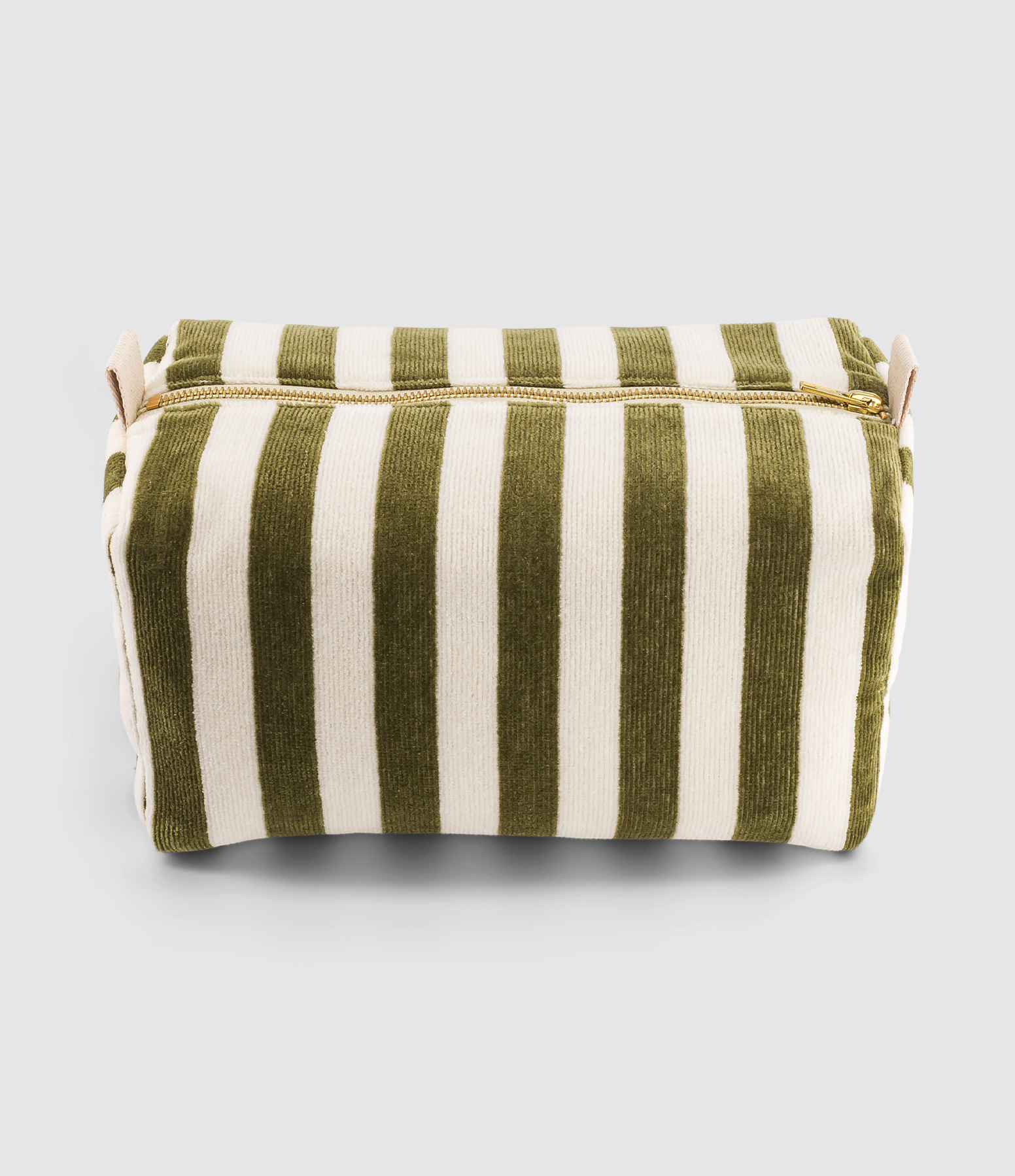 Trousse Vic Éponge Rayures Kaki