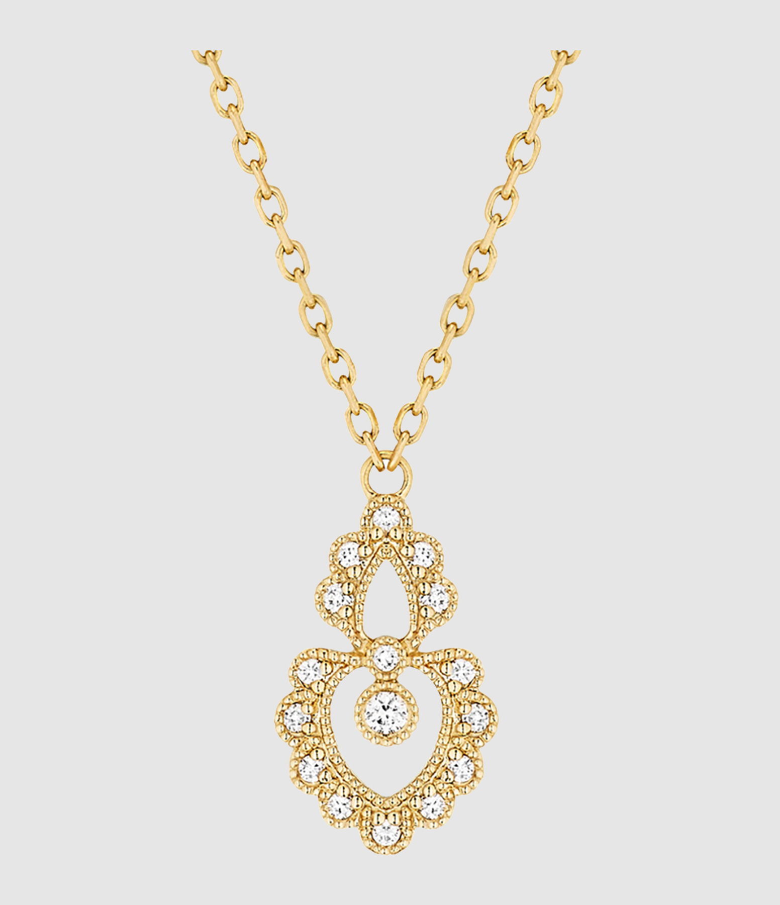 Collier Victoria Or Jaune Diamants