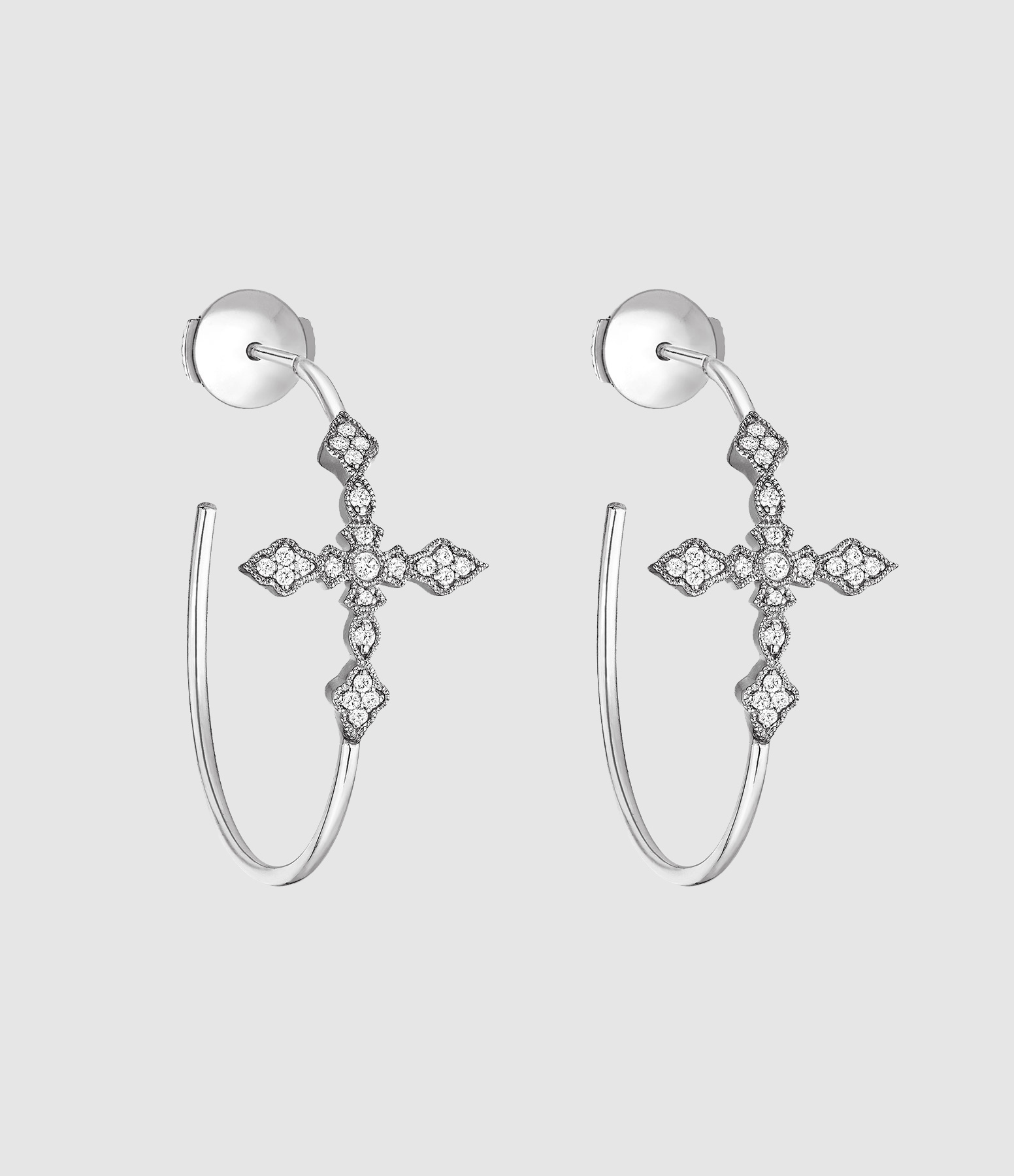 Créoles Virgin Or Diamants