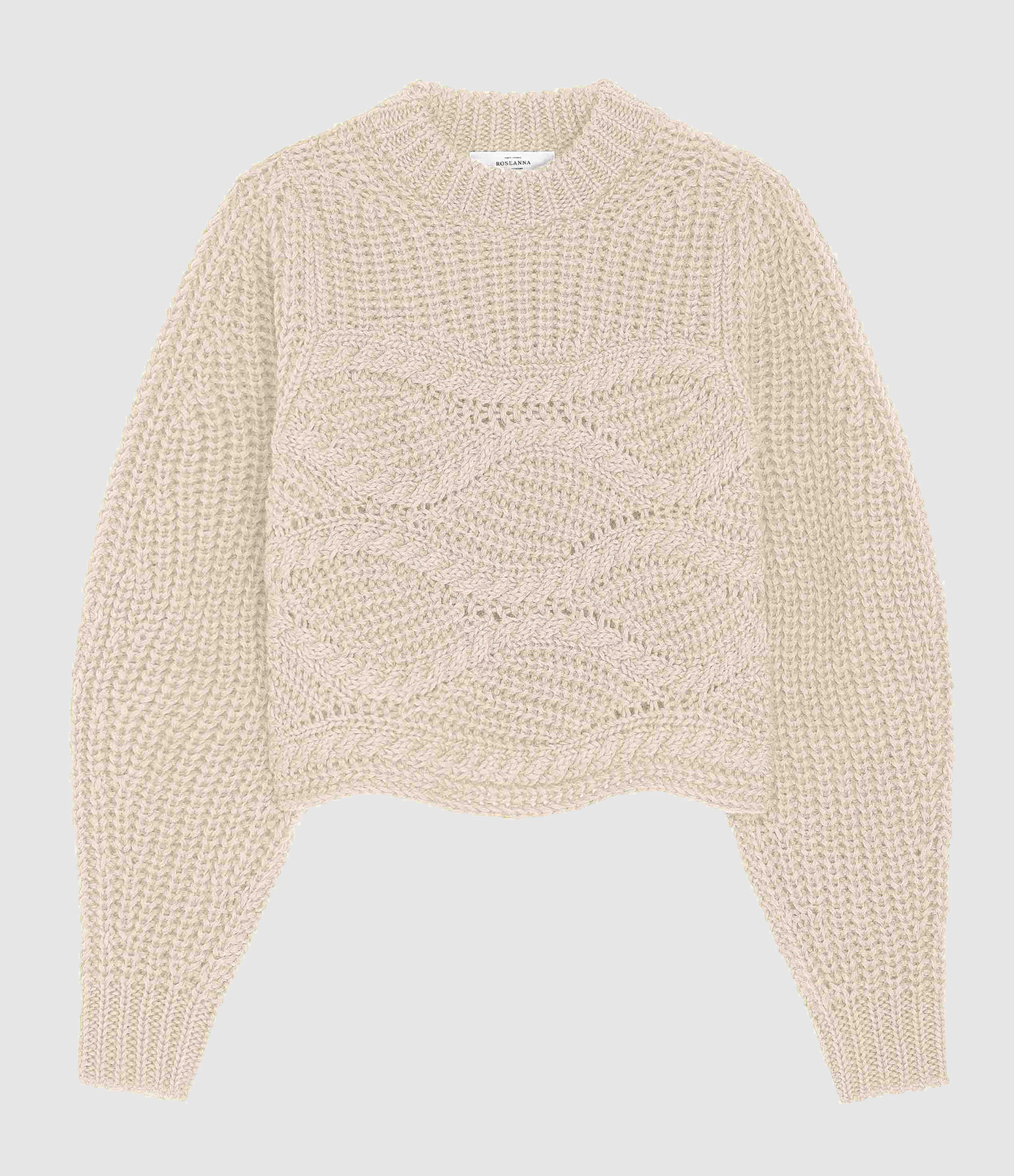 Pull Tressé Best Laine Beige