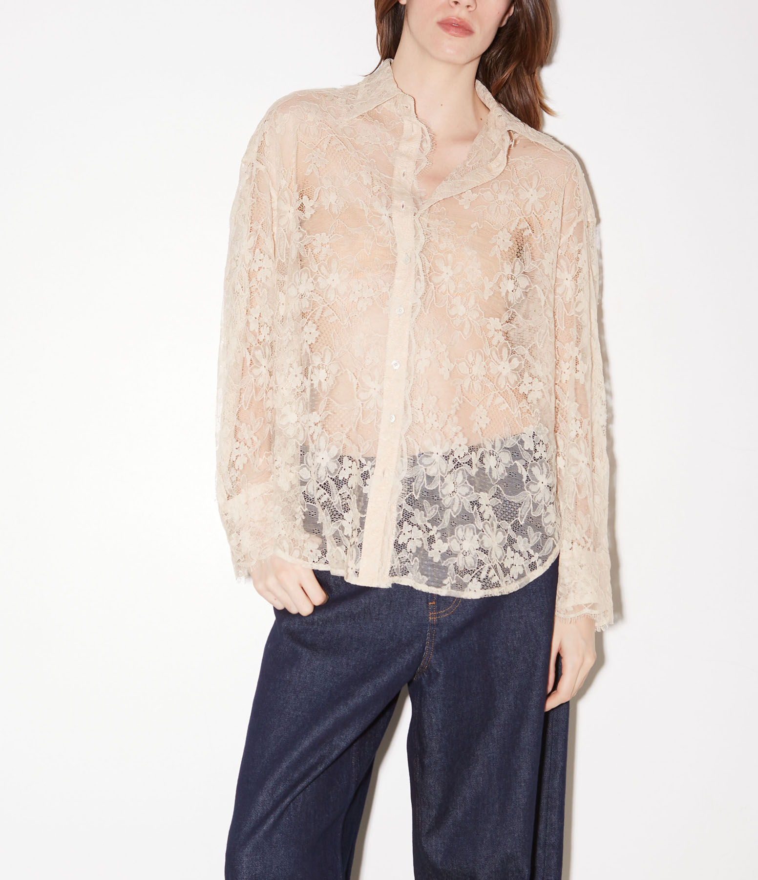 Chemise Tish Craie