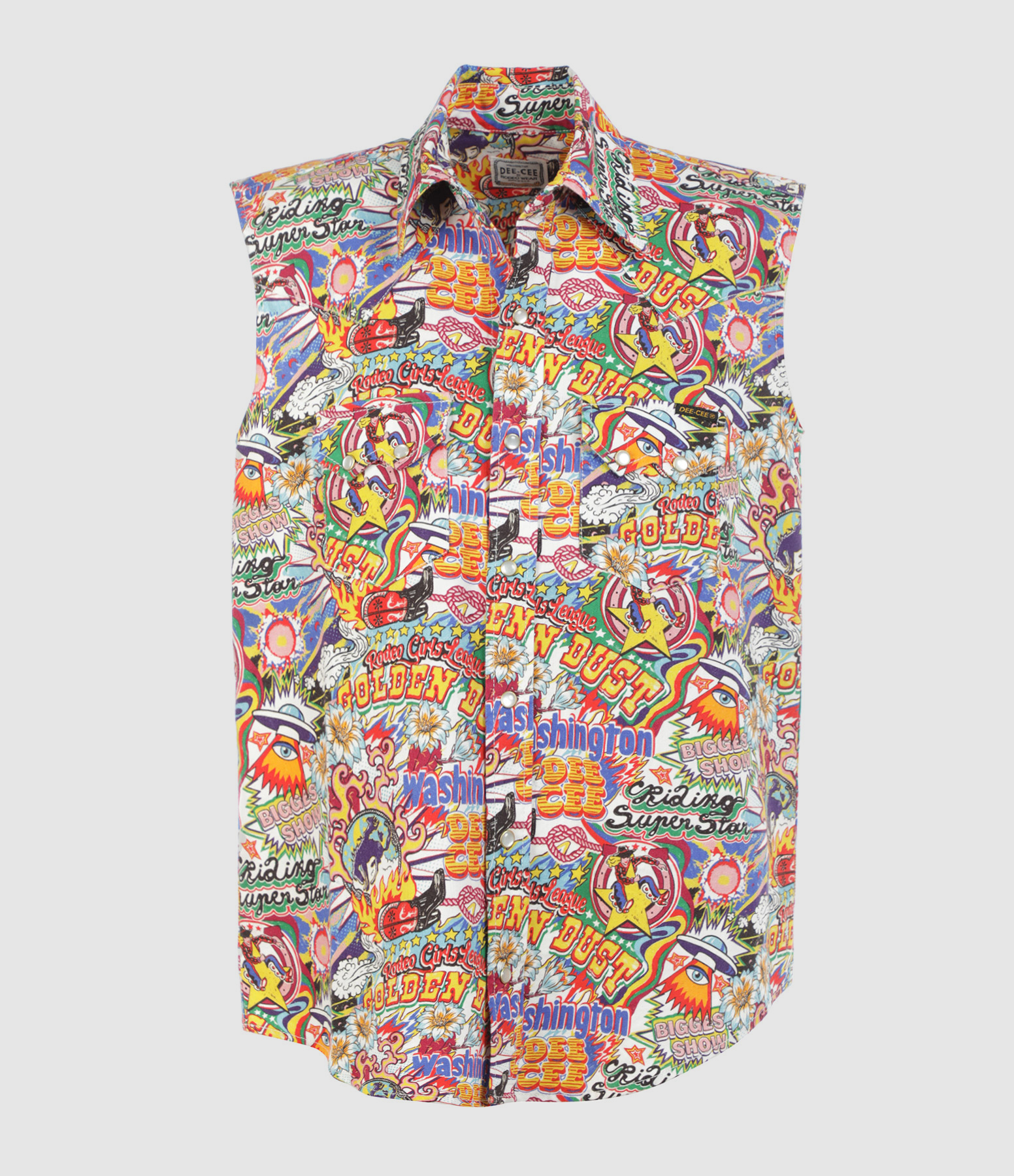 Chemise Free Denim Imprimé Multicolore