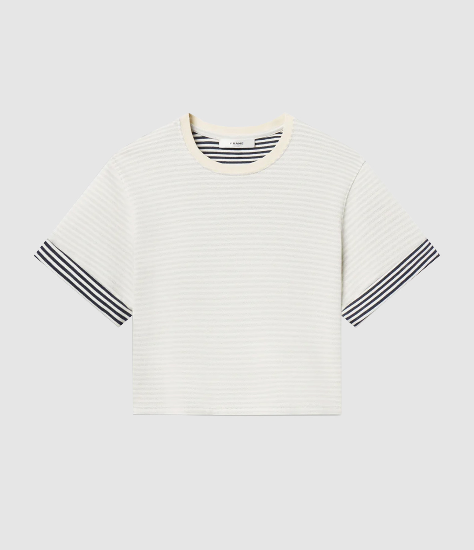 Top The Stripe Cuff Cream Multi