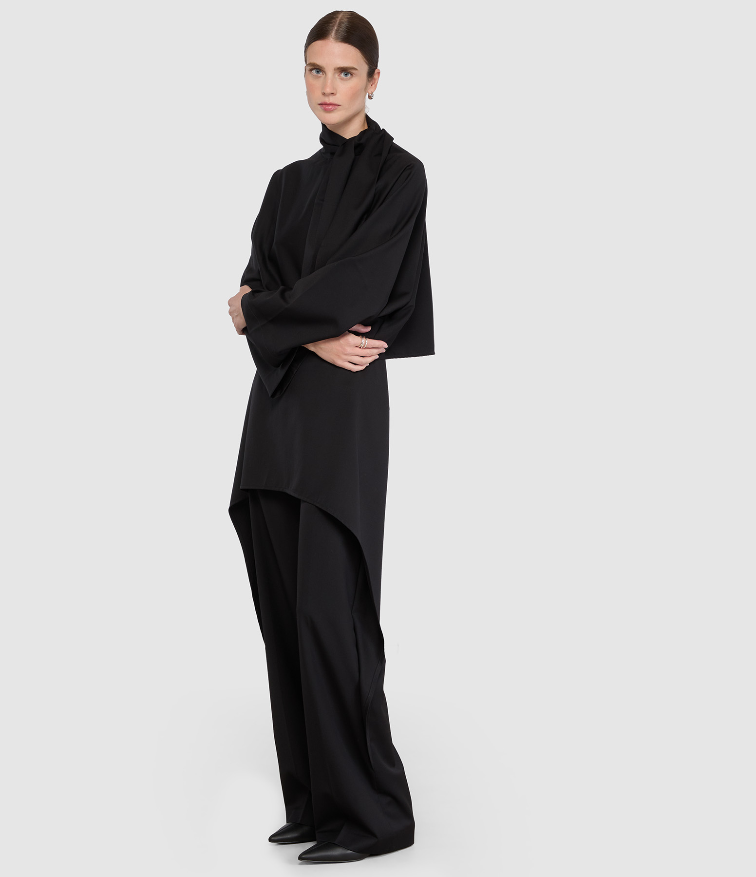 Pantalon Pilba Black Wool