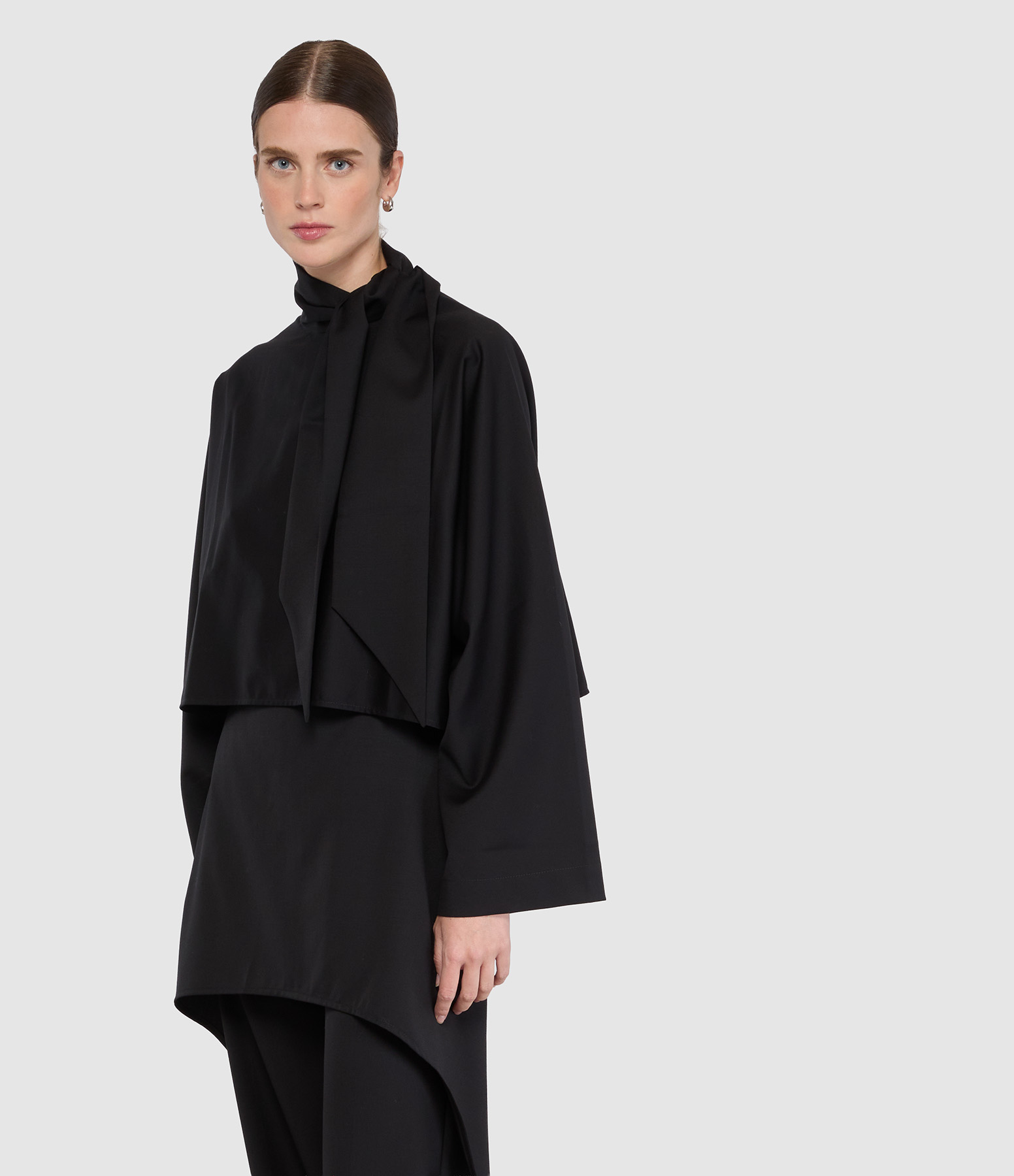 Top Tesos Black Wool