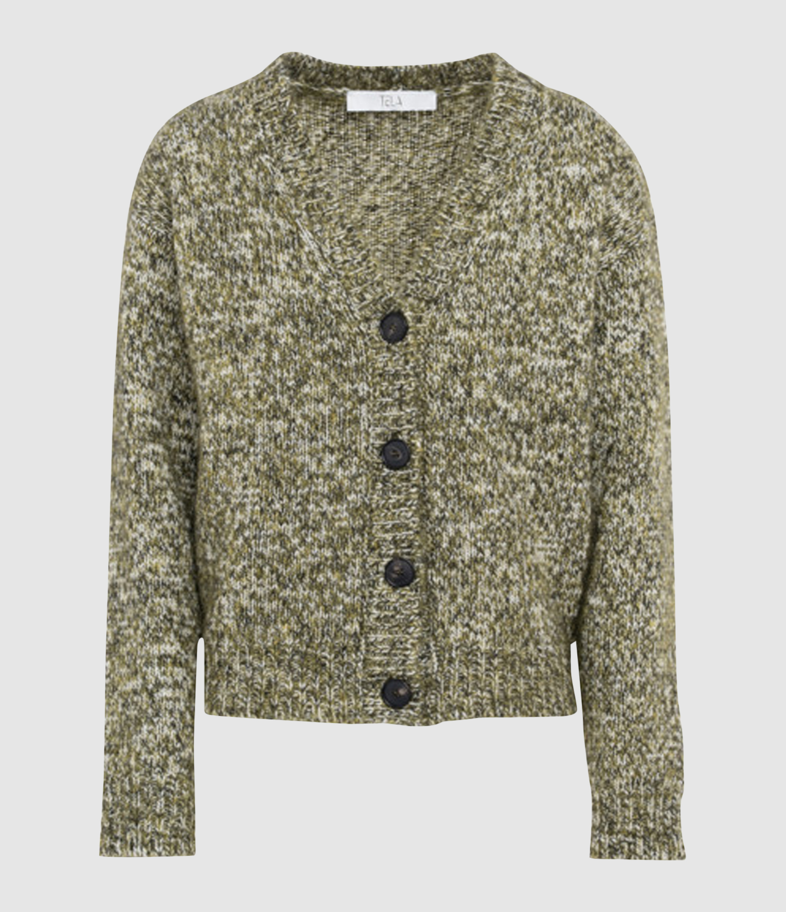 Cardigan Winona Multicolor Green White Black