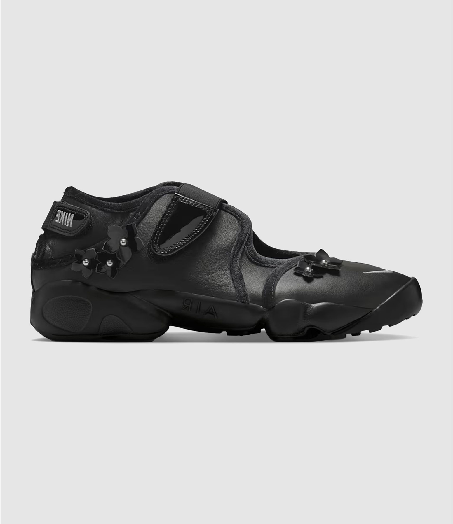 Baskets Air Rift Black/Metallic Silver-Wolf Grey