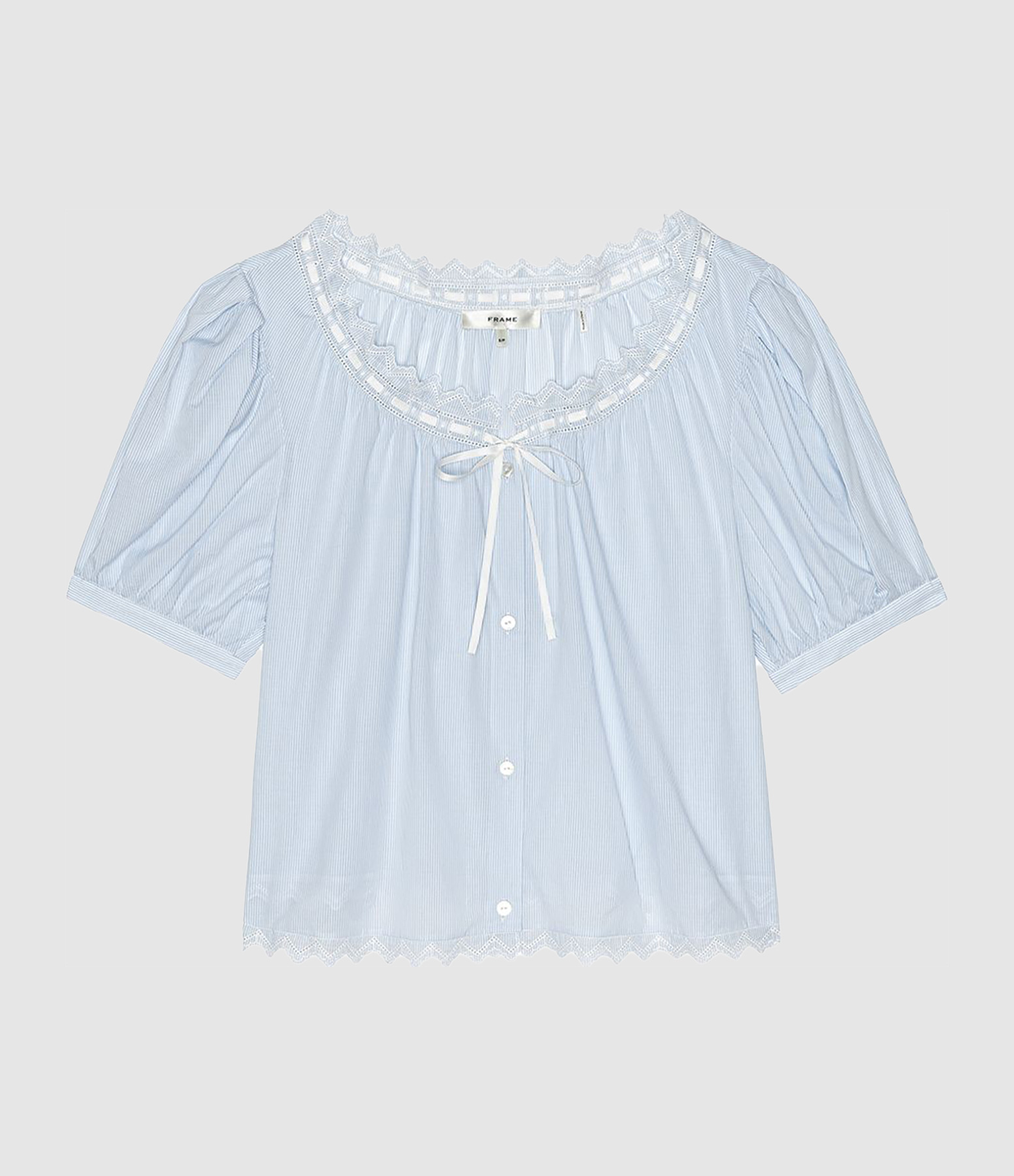 Top The Serene Powder Blue Multi