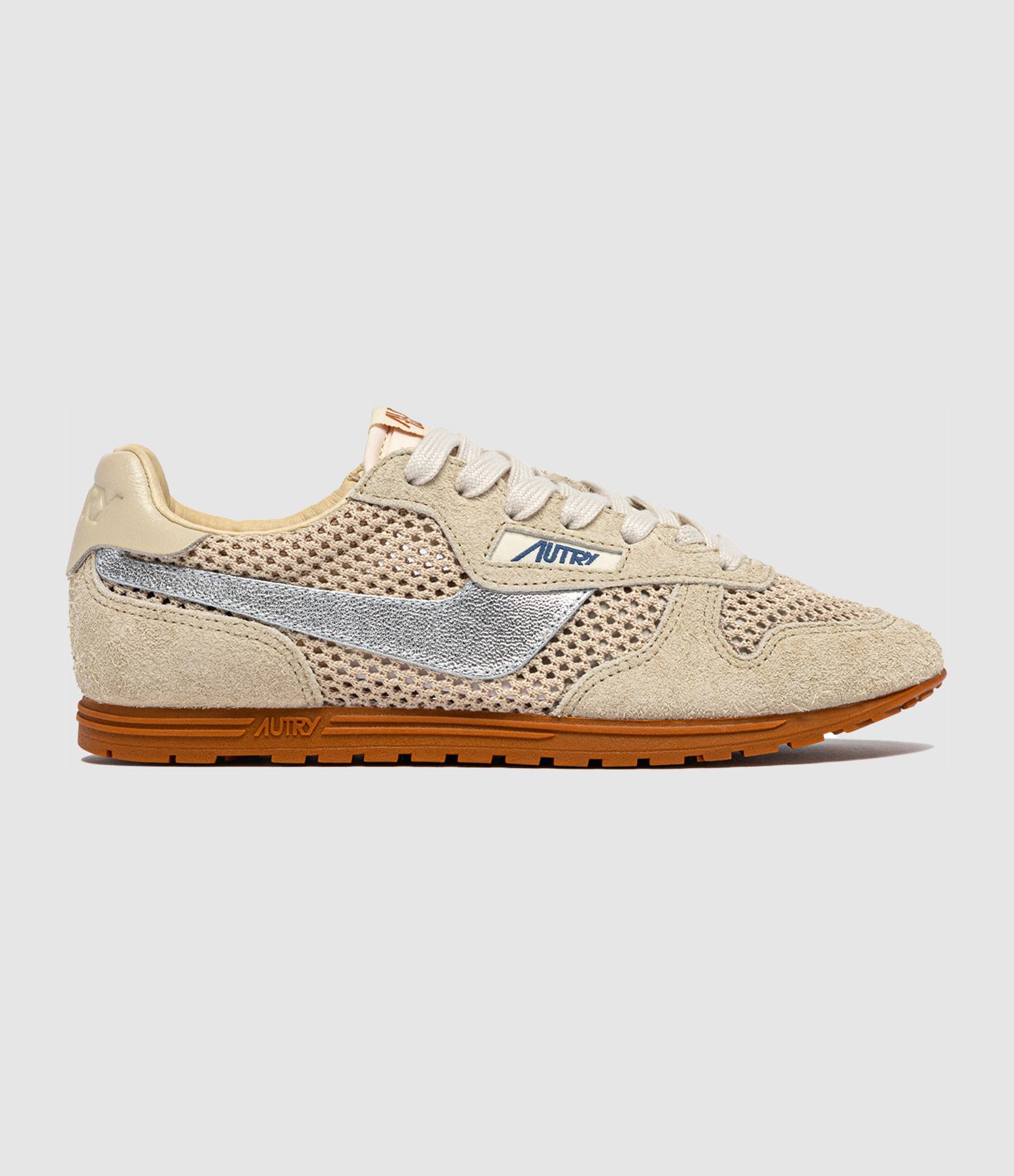 Baskets Windspin Low Knit Suelea Snd Silver