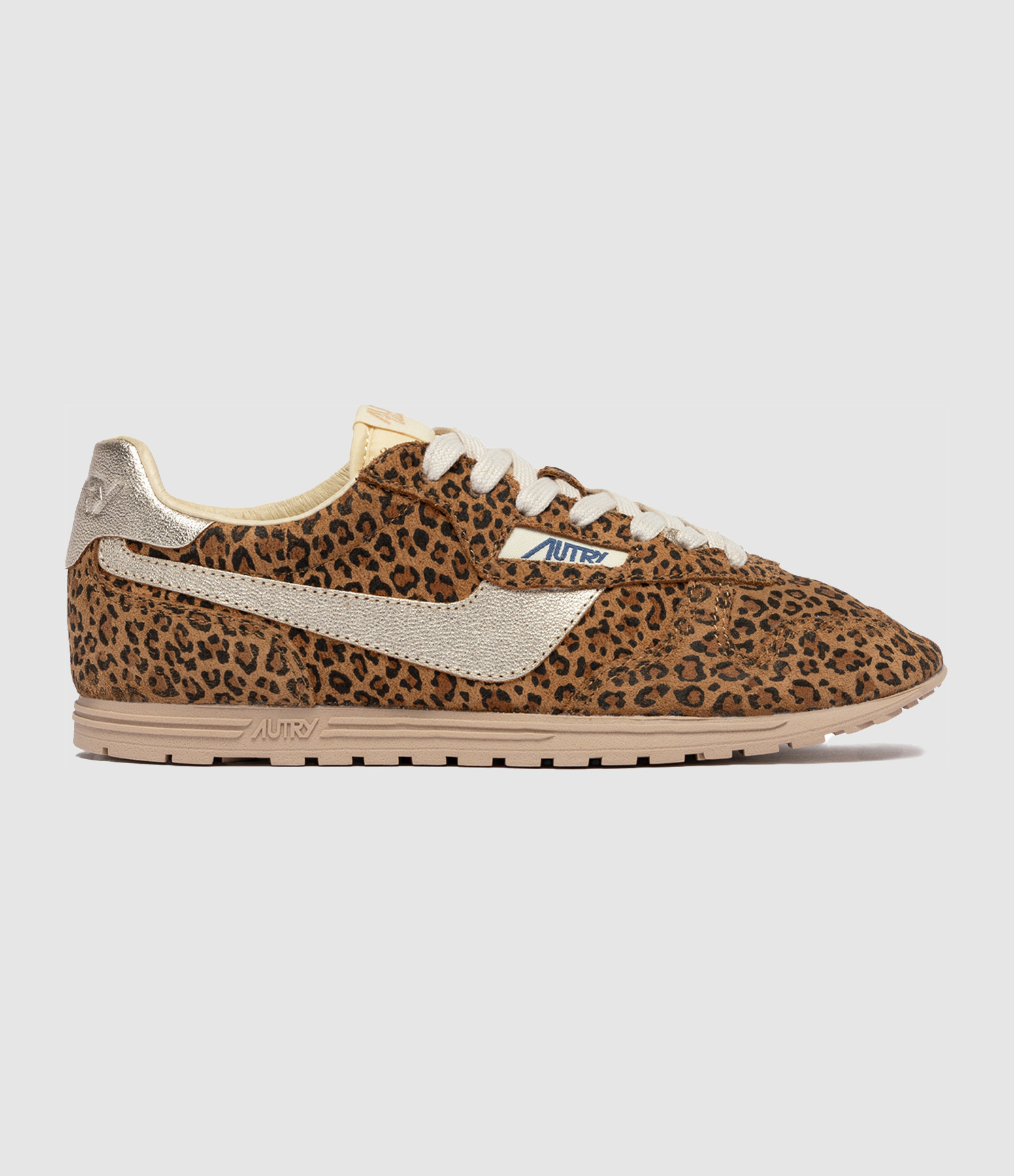 Baskets Windspin Low Suede Leopr Leo Plat