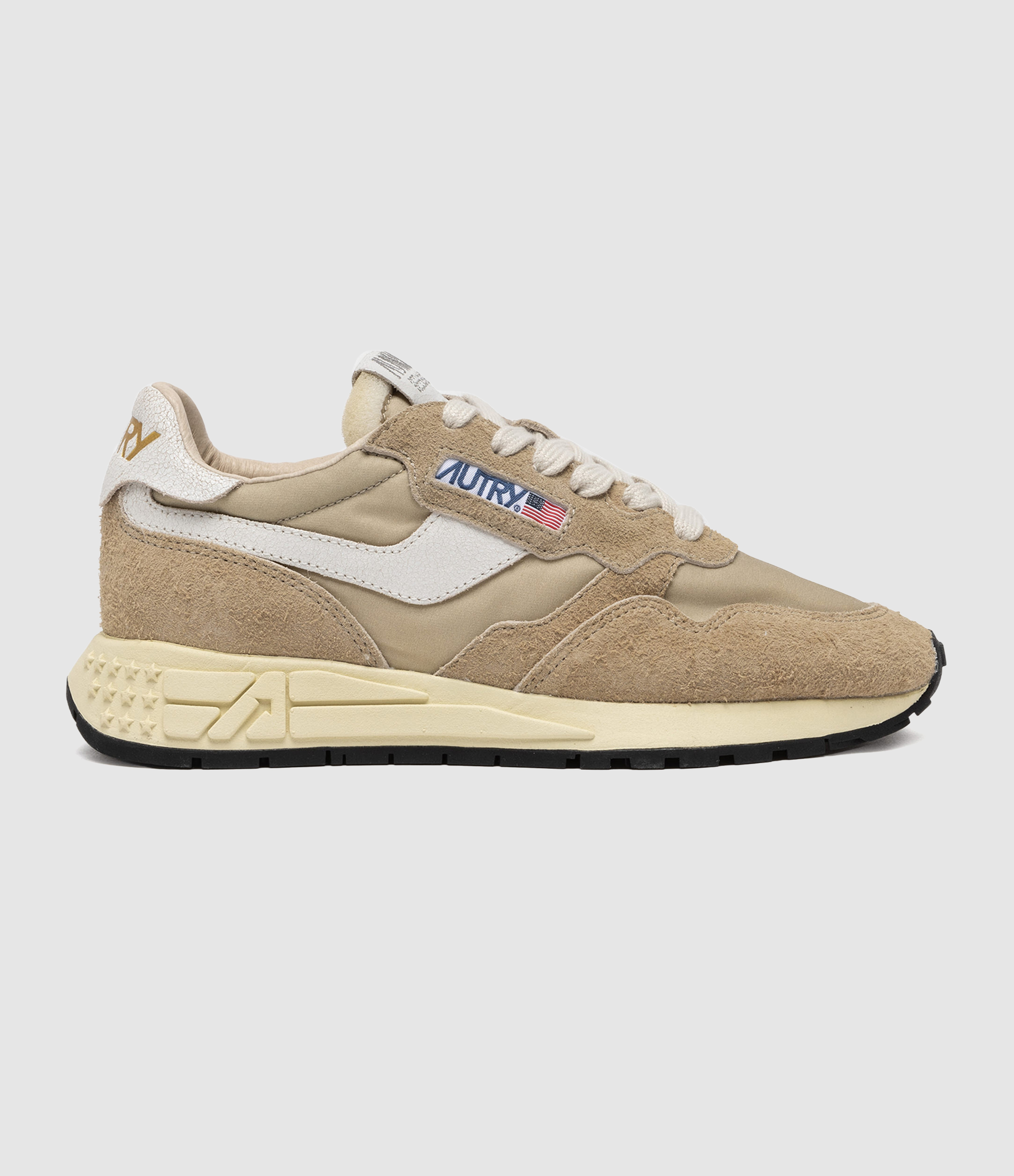 Baskets Homme Reelwind Daim Nylon Beige