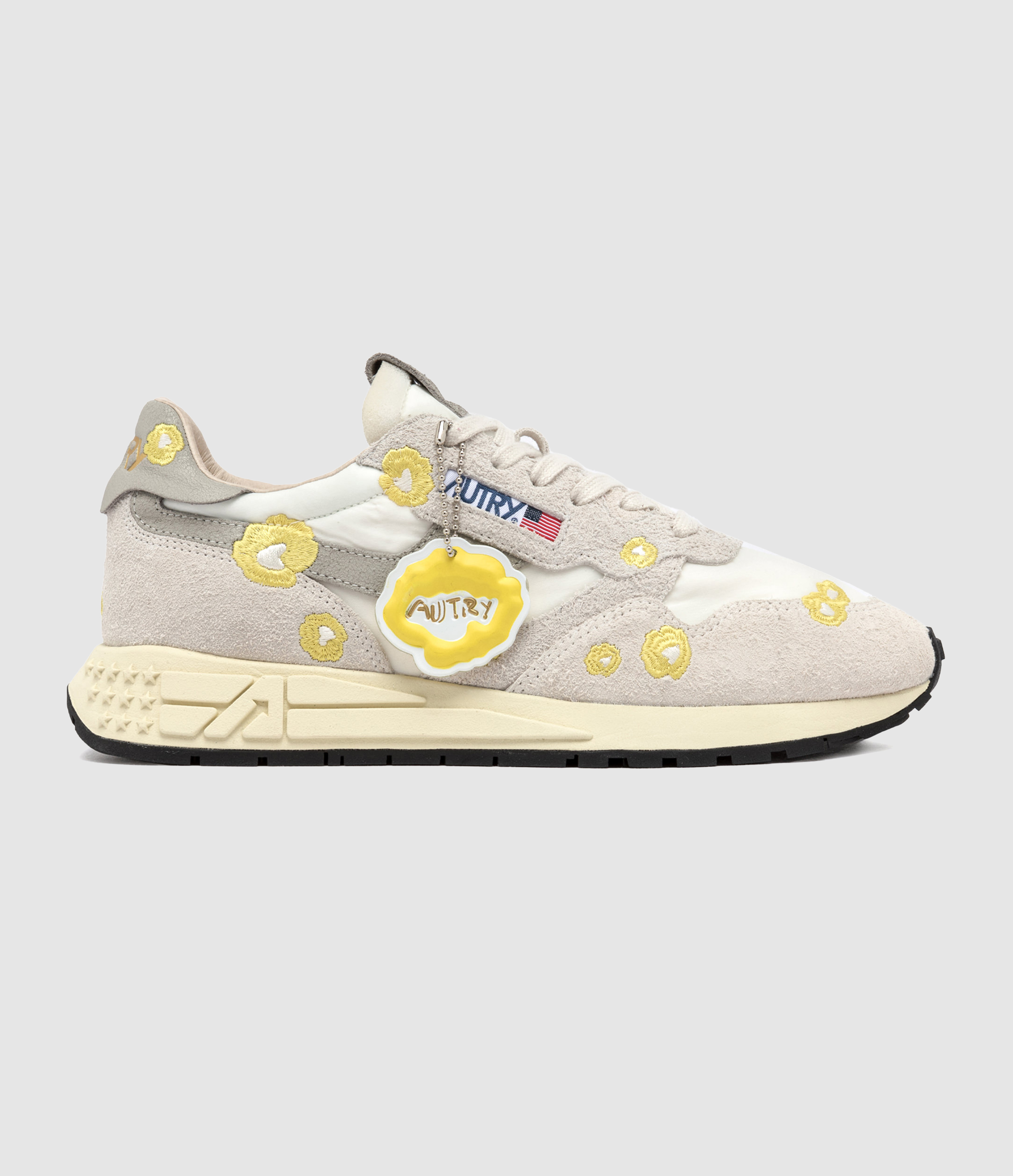 Baskets Reelwind Flower Beige Jaune