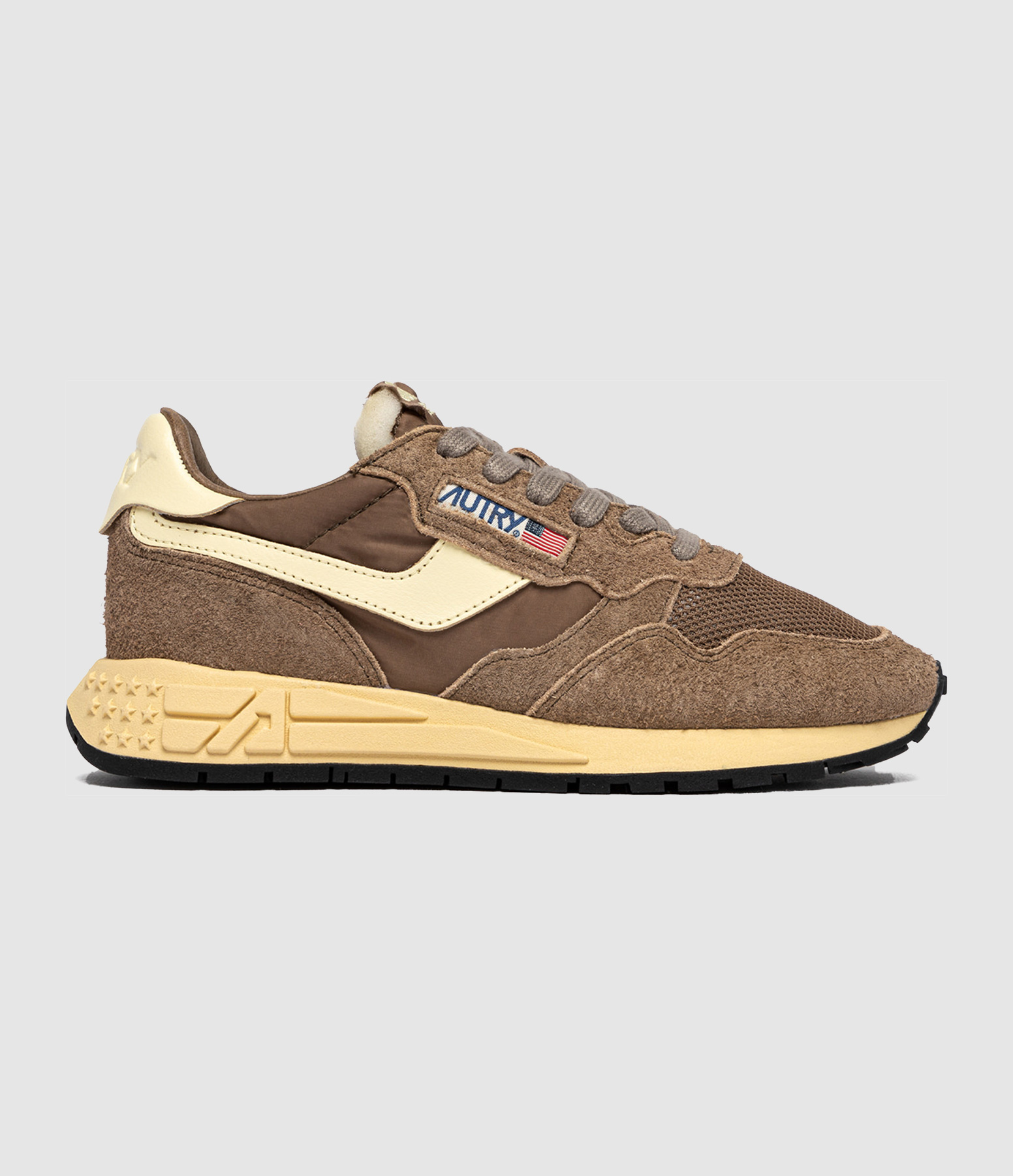 Baskets Homme Reelwind Low Suede Net Coco Rut