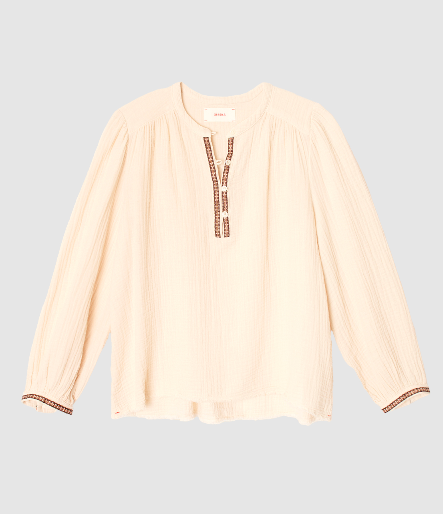 Chemise Colette Oysterette, Collaboration Xirena x Léa Meylan