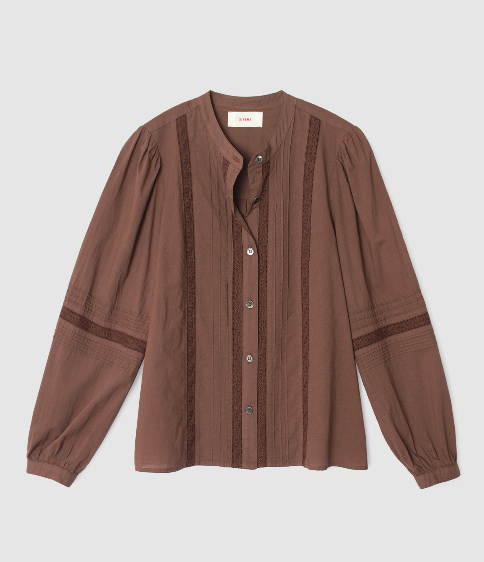 Chemise Laura Chocolat, Collaboration Xirena x Léa Meylan