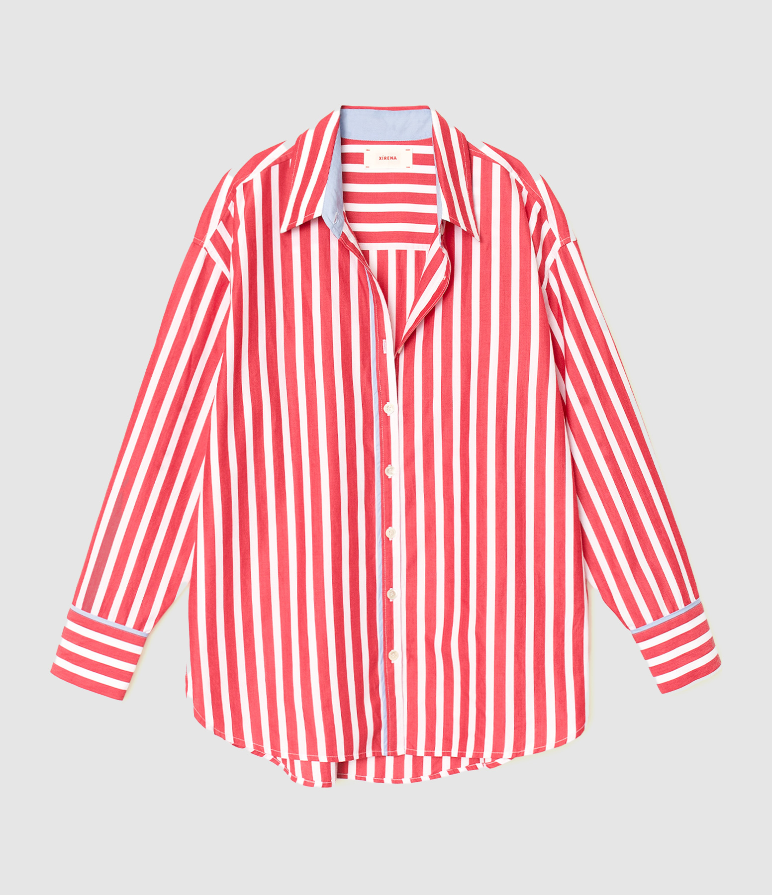 Chemise Gillian Scarlet Stripe