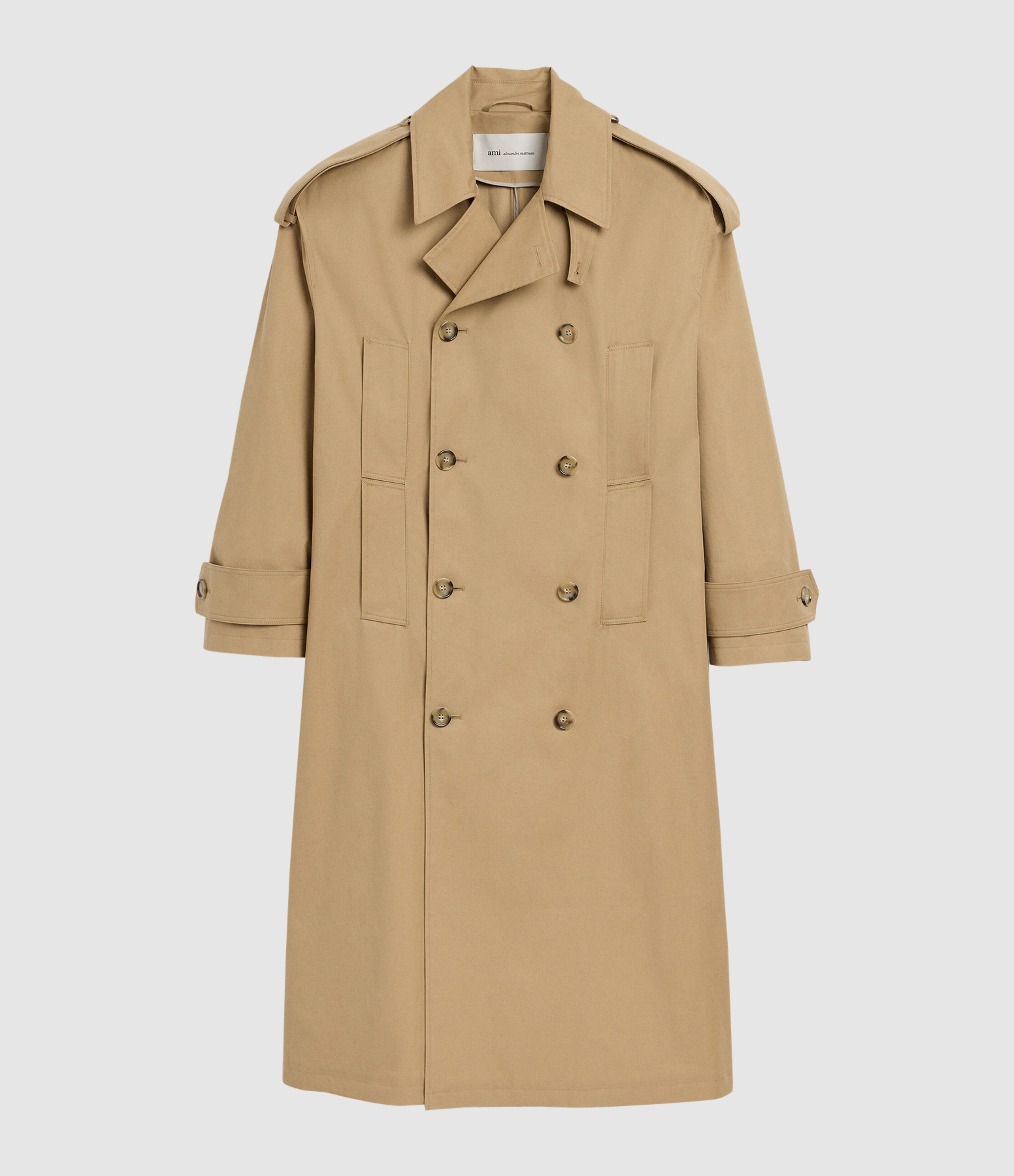 Manteau Trench Coat Beige Mastic