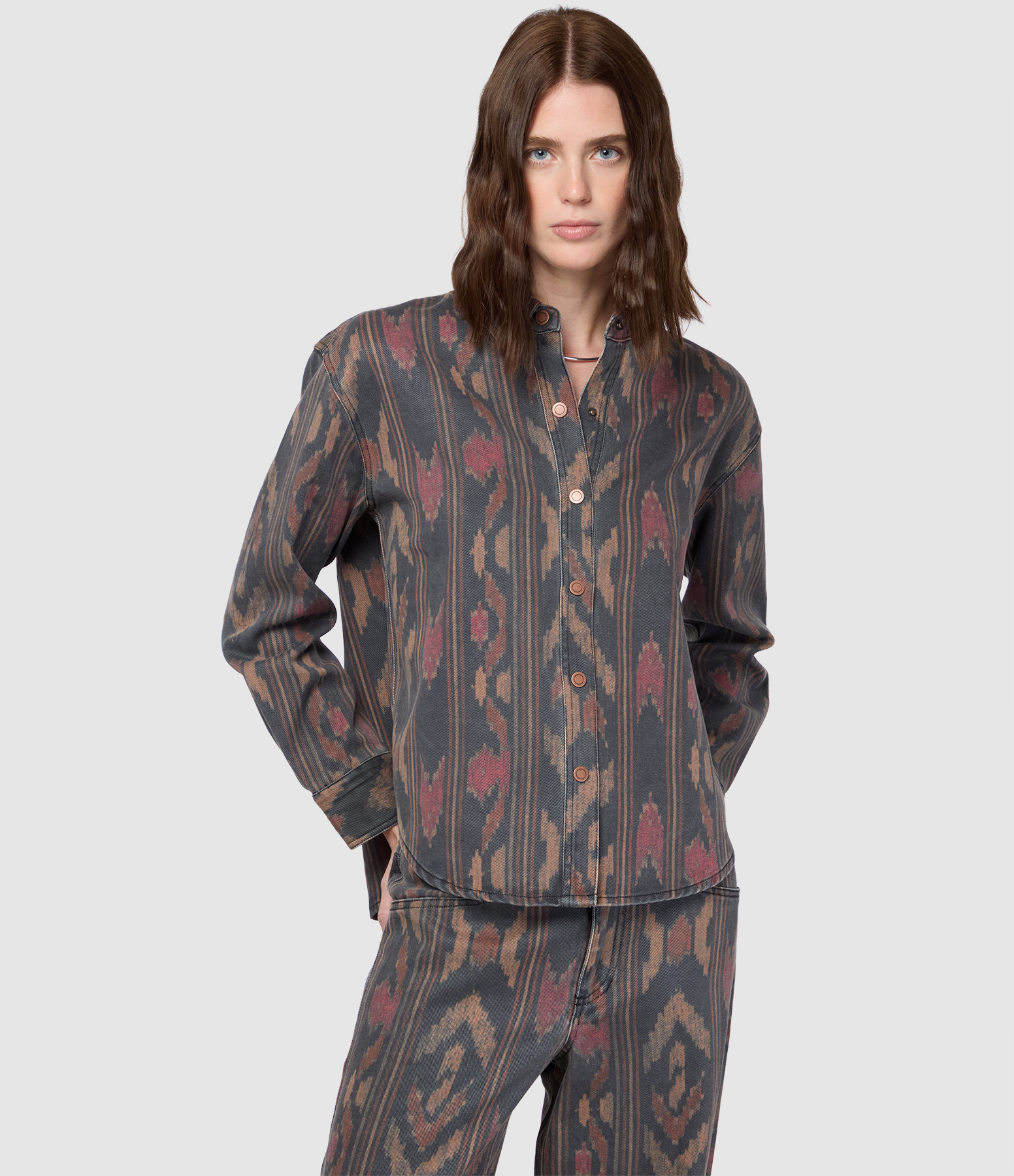 Chemise Gia Black Ikat