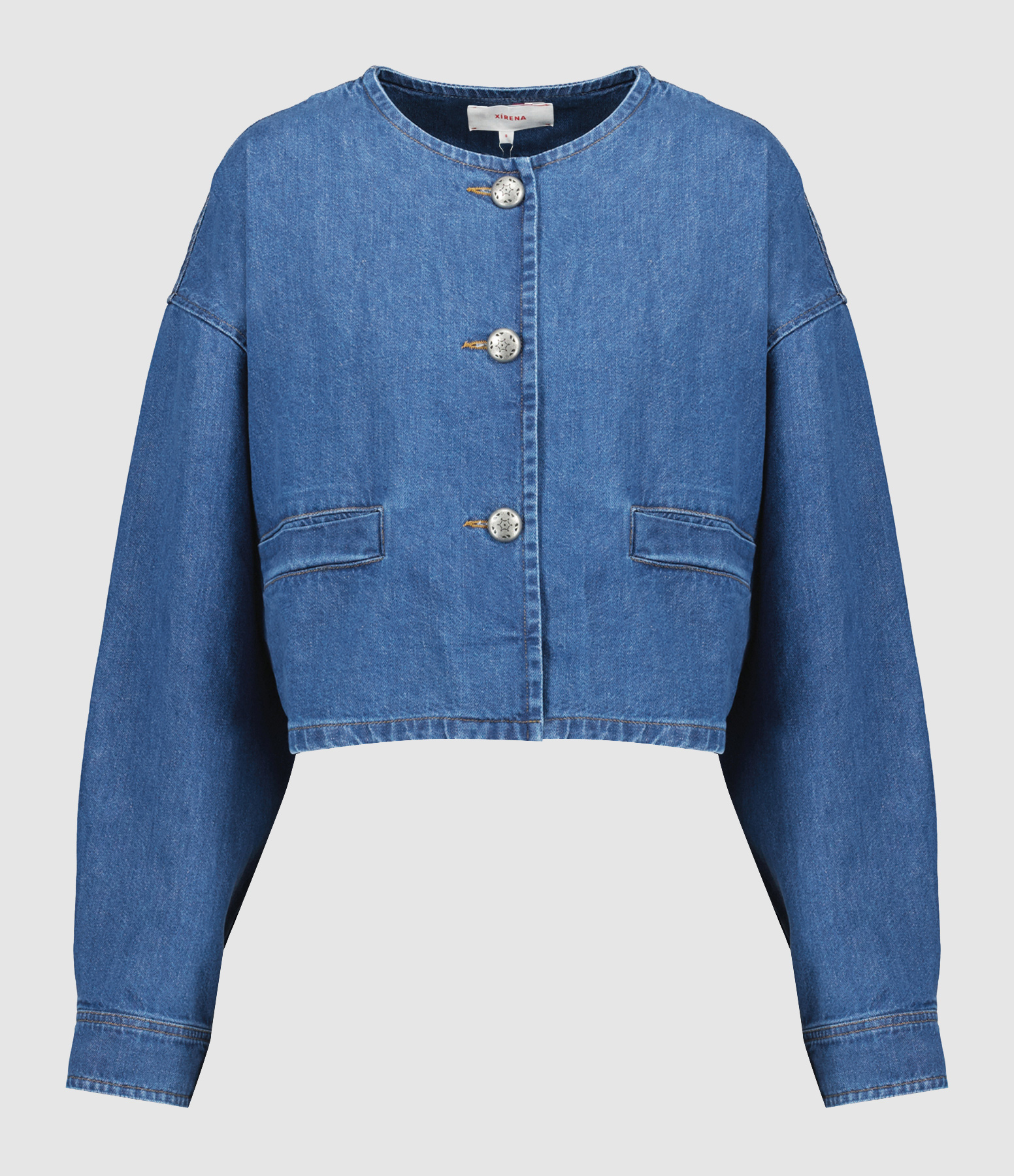 Veste Paley Denim Coton Maritime