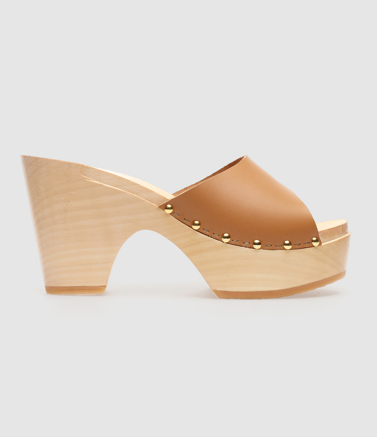 Sabots Ydil Cuir Camel